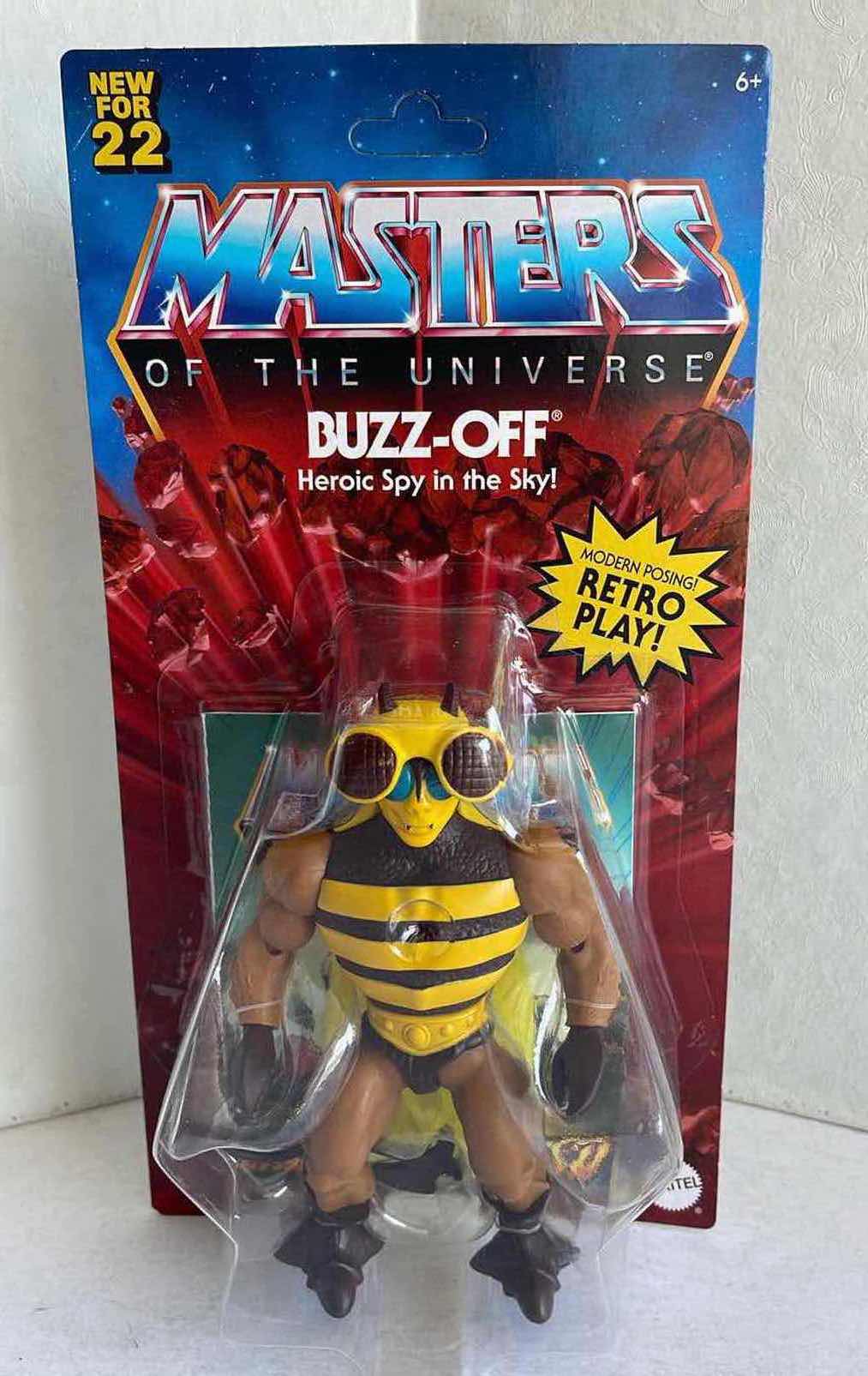 Photo 1 of NIB MASTERS OF THE UNIVERSE BUZZ-OFF RETRO PLAY MSRP $19.99