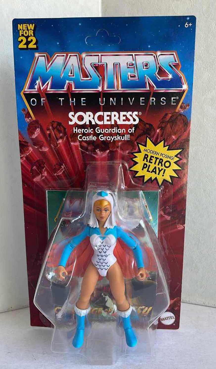 Photo 1 of NIB MASTERS OF THE UNIVERSE SORCERESS RETRO PLAY MSRP $29.99