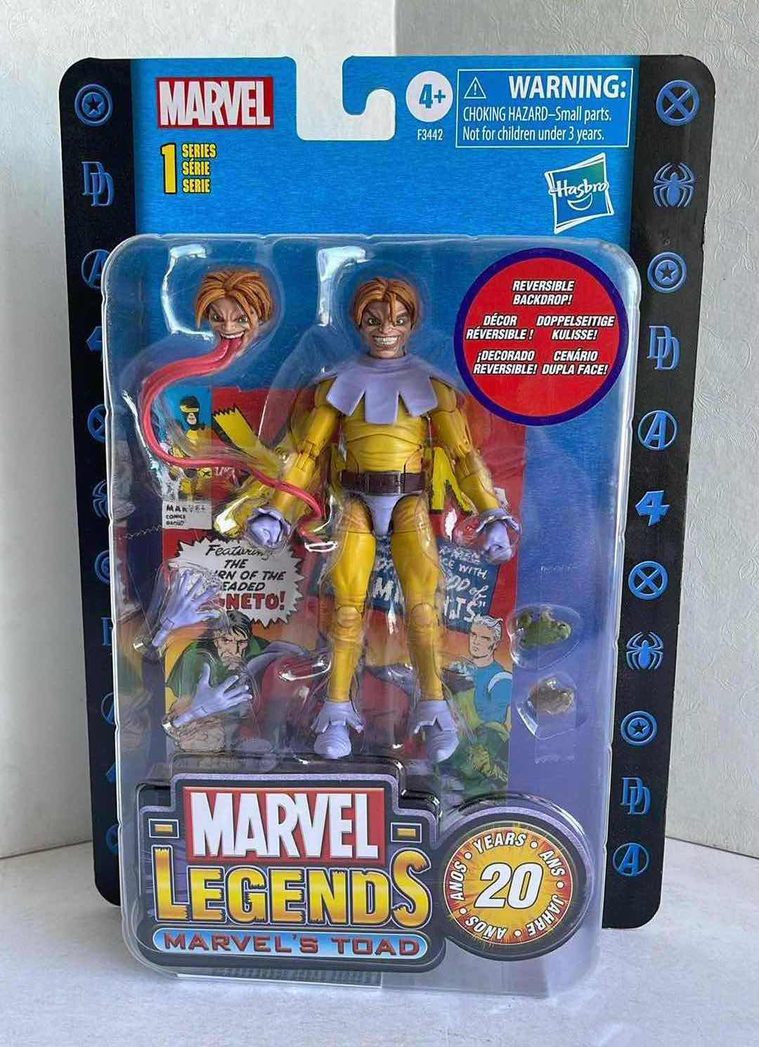 Photo 1 of NIB HSABRO MARVEL LEGENDS MARVEL’S TOAD 20 YEAR ANNIVERSARY MSRP $24.99