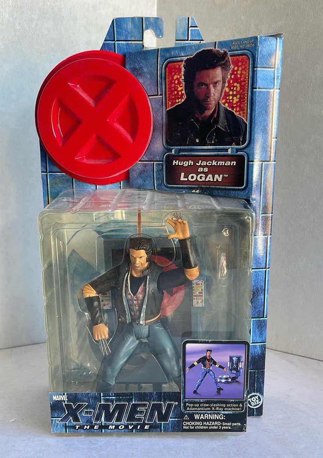 Photo 1 of NIB MARVEL X-MEN THE MOVIE HUGH JACKSON AS LOGAN MSRP $19.99