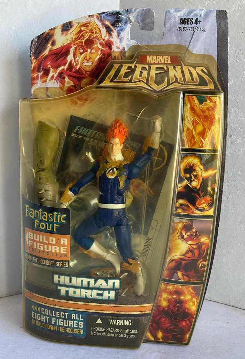 Photo 1 of NIB HASBRO MARVEL LEGENDS FANTASTIC FOUR HUMAN TORCH MSRP $24.99