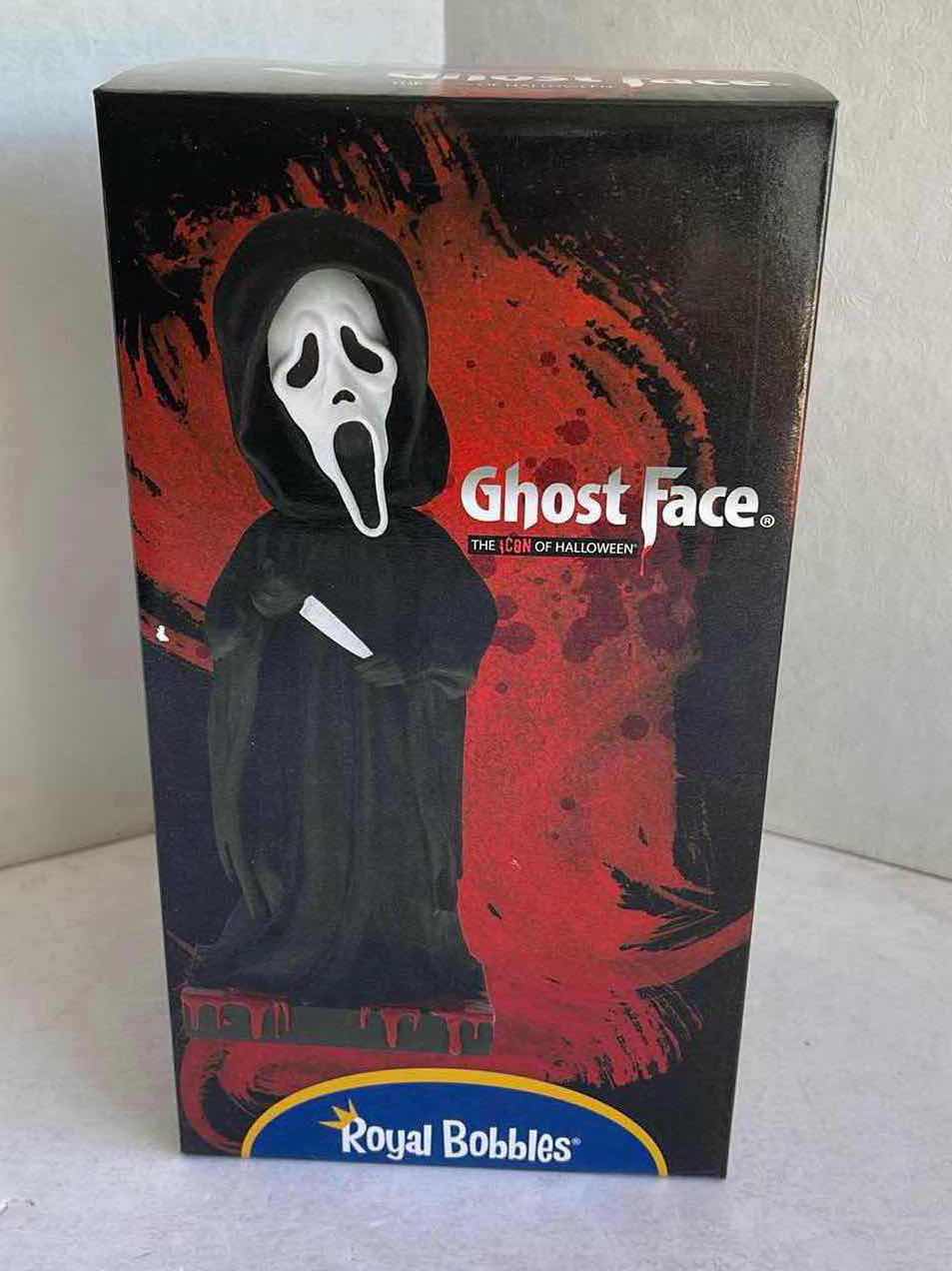 Photo 1 of NIB ROYAL BOBBLES GHOST FACE THE ICON OF HALLOWEEN MARP $50