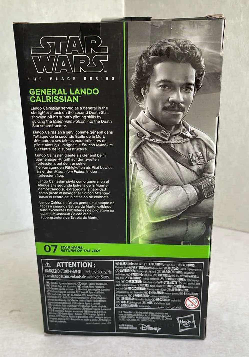 Photo 2 of NIB STAR WARS THE BLACK SERIES STAR WARS: RETURN OF THE JEDI GENERAL LANDO CALRISSIAN MSRP $25