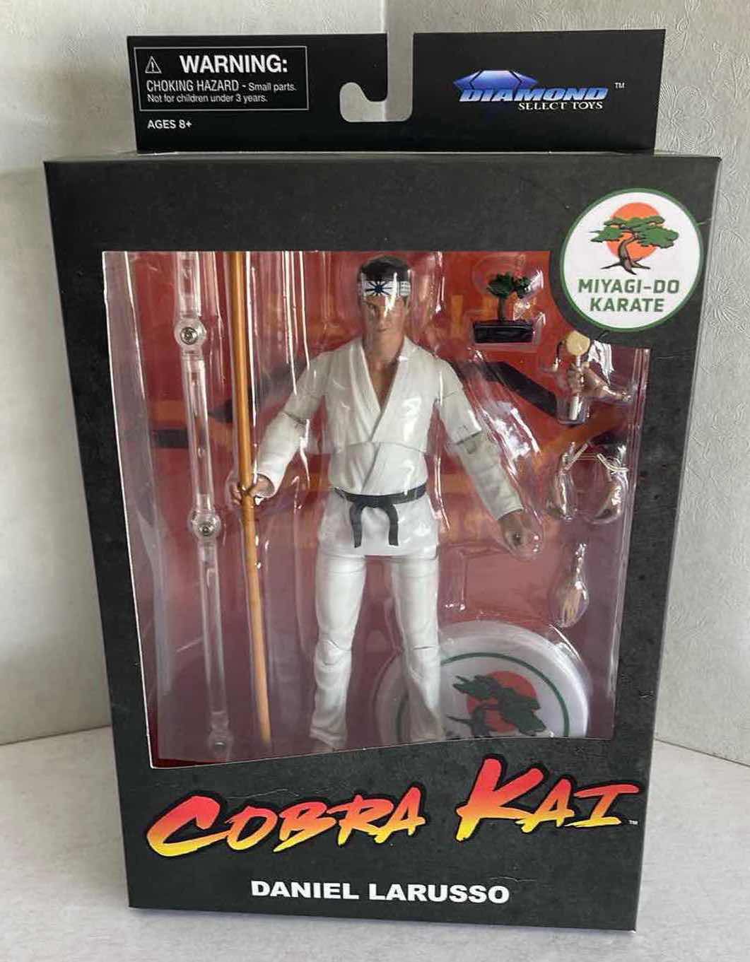 Photo 1 of NIB DIAMOND SELECT TOYS COBRA KAI DANIEL LARUSSO MSRP $25