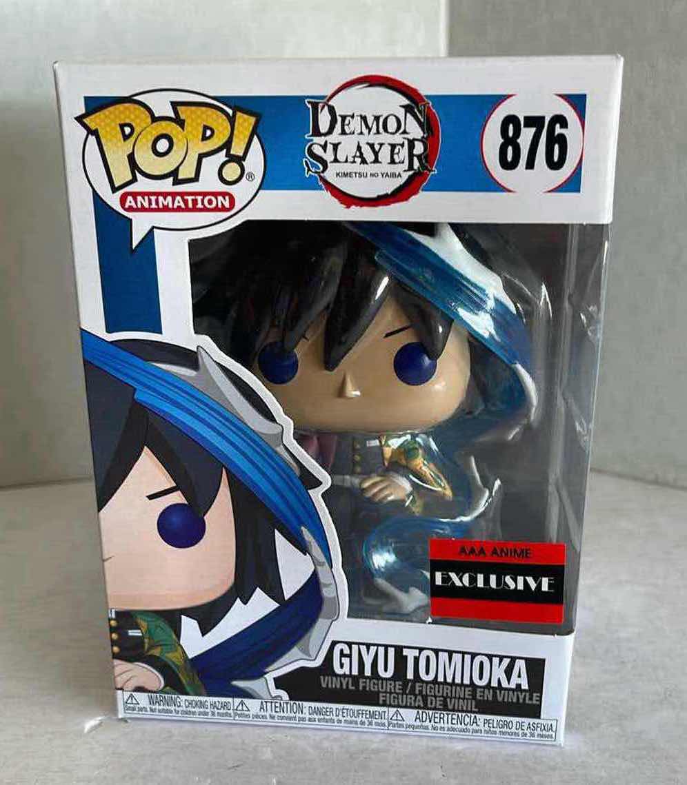 Photo 1 of NIB FUNKO POP ANIMATION DEMON SLAYER GIYU TOMIOKA #876