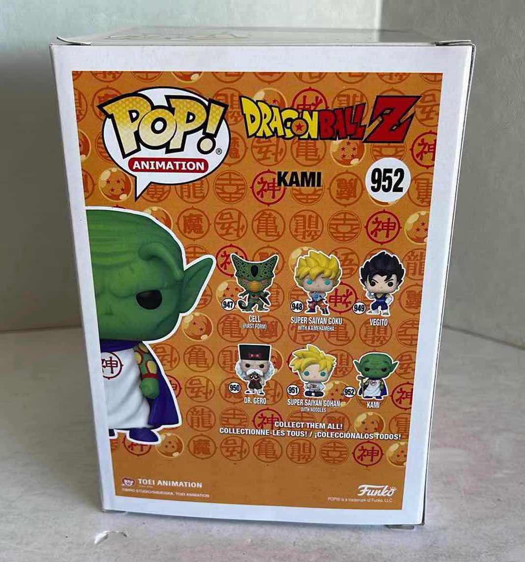 Photo 2 of NIB FUNKO POP ANIMATION DRAGONBALL Z KAMI #952