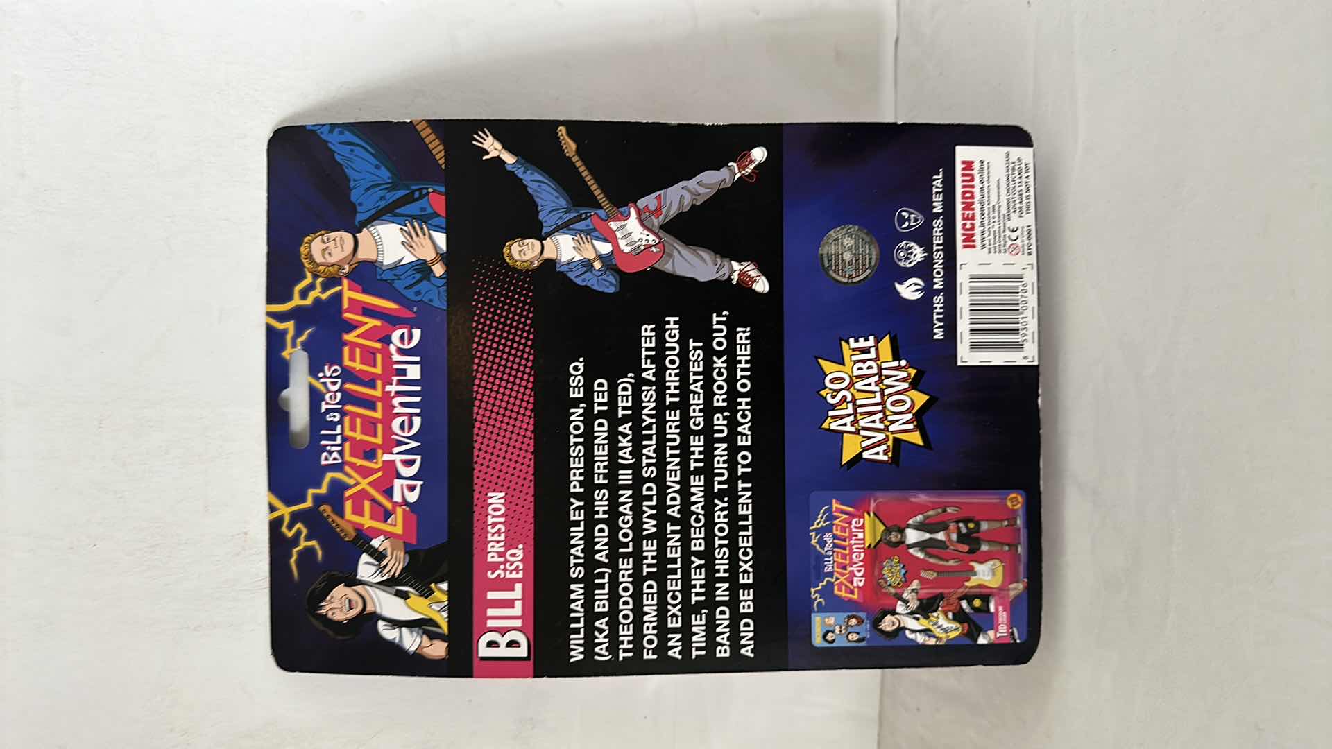 Photo 2 of NIB BILL AND TED’S EXCELLENT ADVENTURE,MSRP$25