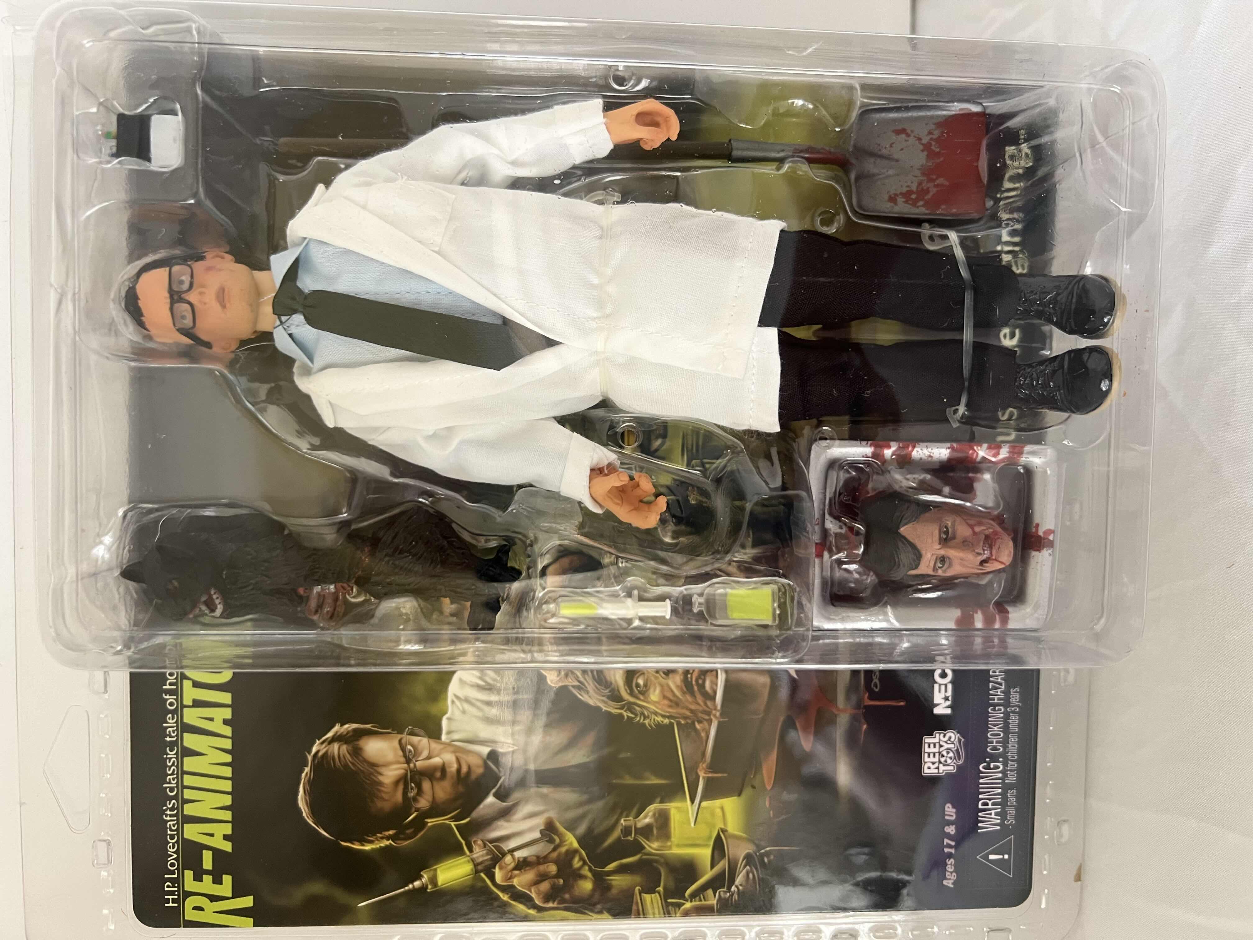 Photo 1 of NEW NECA H.P. LOVECRAFT'S CLASSIC TALE OF HORROR "RE-ANIMATOR" ACTION FIGURE MSRP $95