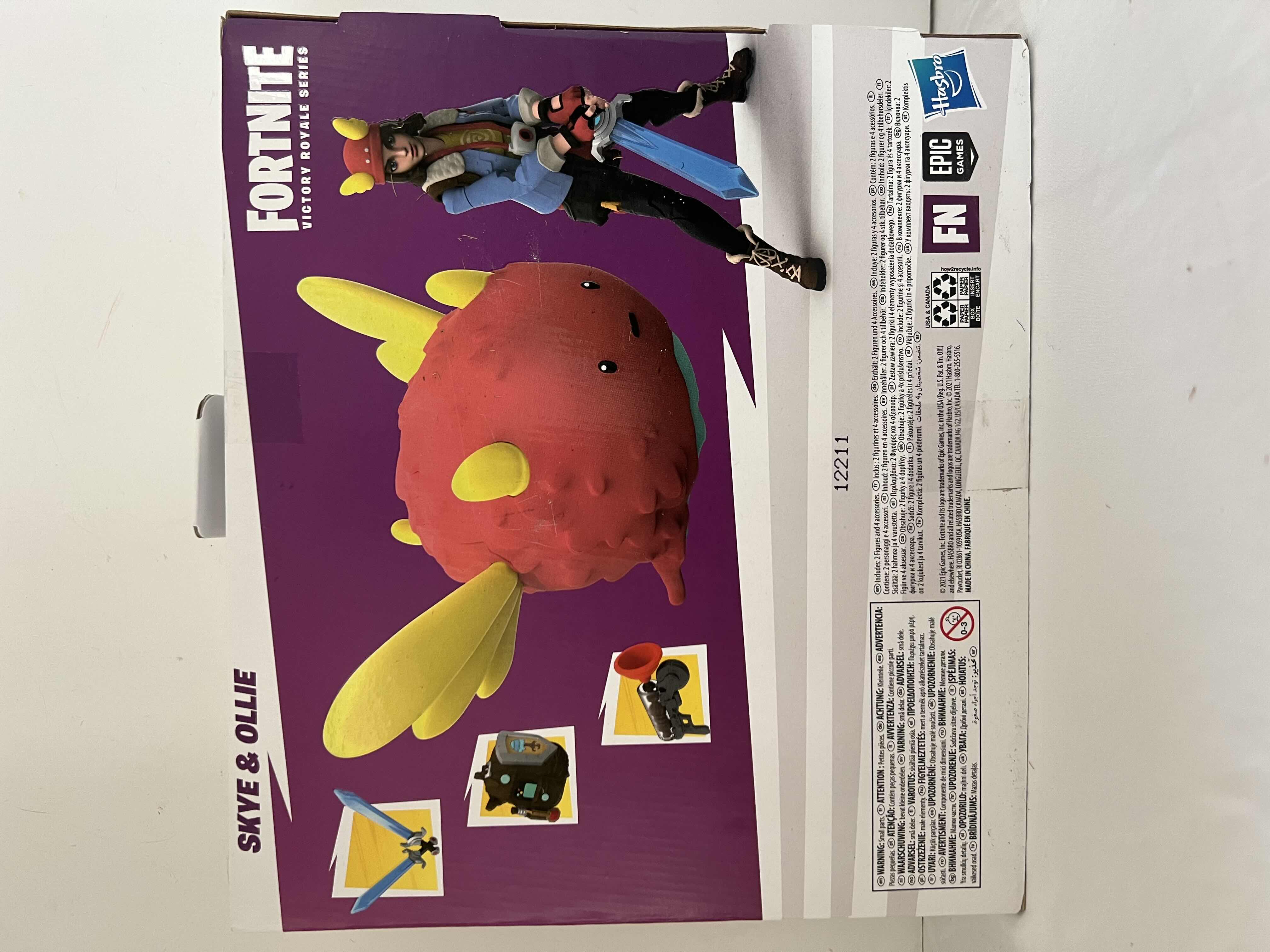 Photo 1 of NIB HASBRO FORTNITE VICTORY ROYALE SERIES "SKYE & OLLIE" ACTION FIGURES MSRP $20