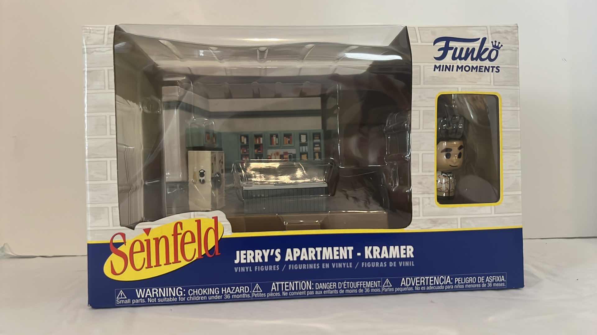 Photo 1 of NEW FUNKO MINI MOMENTS SEINFELD JERRY'S APARTMENT "KRAMER" MSRP $32