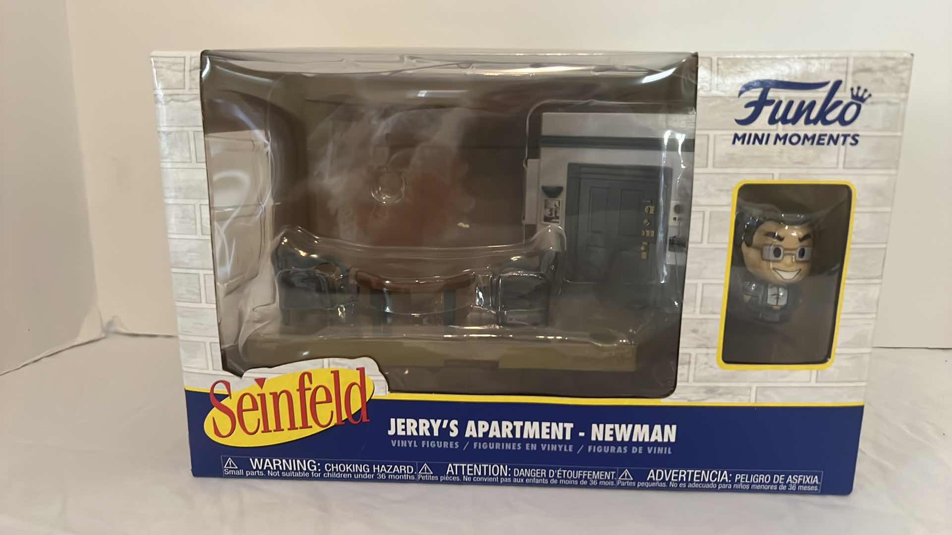 Photo 1 of NEW FUNKO MINI MOMENTS SEINFELD JERRY'S APARTMENT "NEWMAN" MSRP $32