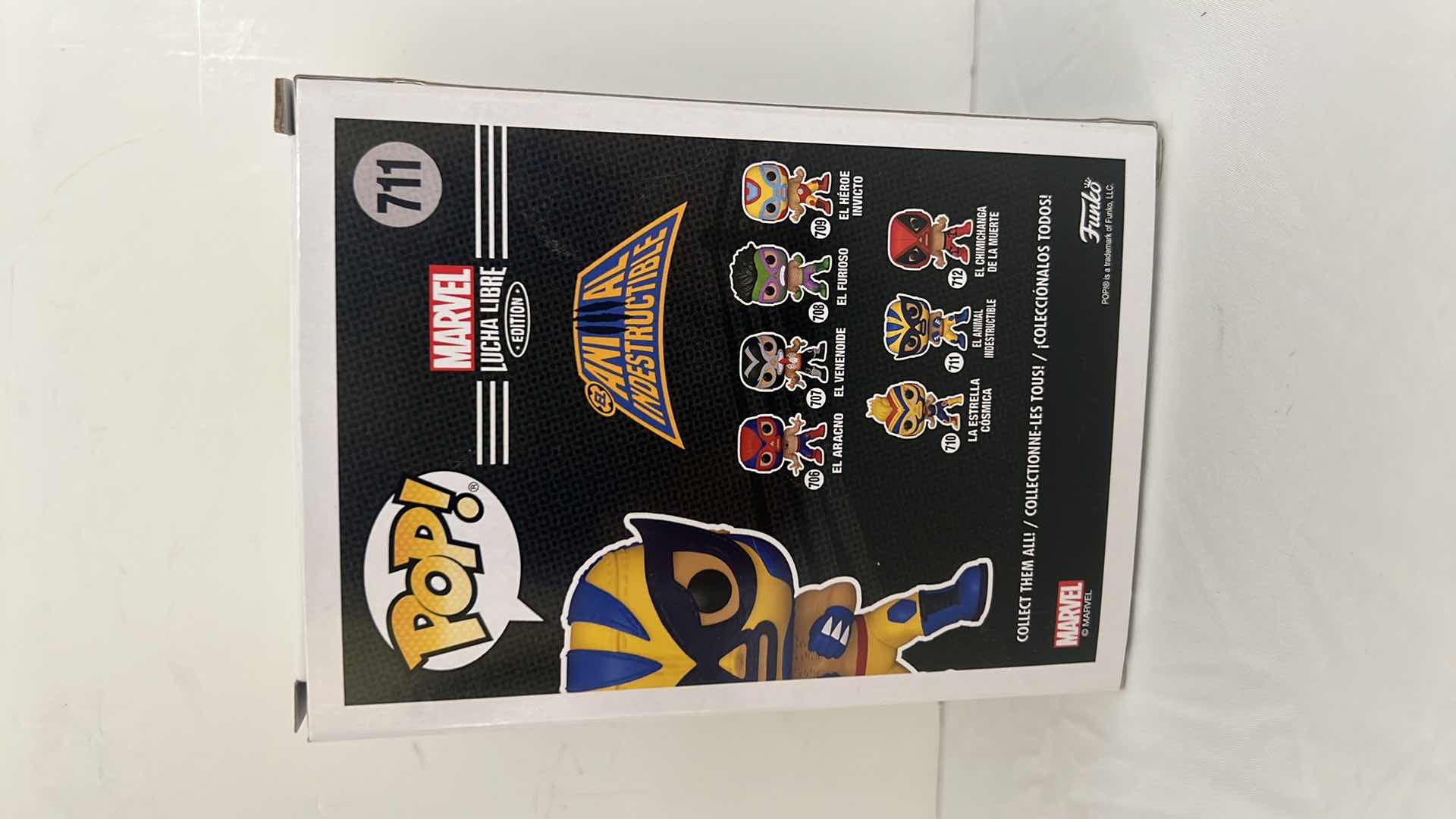 Photo 2 of NIB FUNKO POP! MARVEL LUCHA LIBRE EDITION "EL ANIMAL INDESTRUCTIBLE" BOBBLEHEAD FIGURE MSRP $25