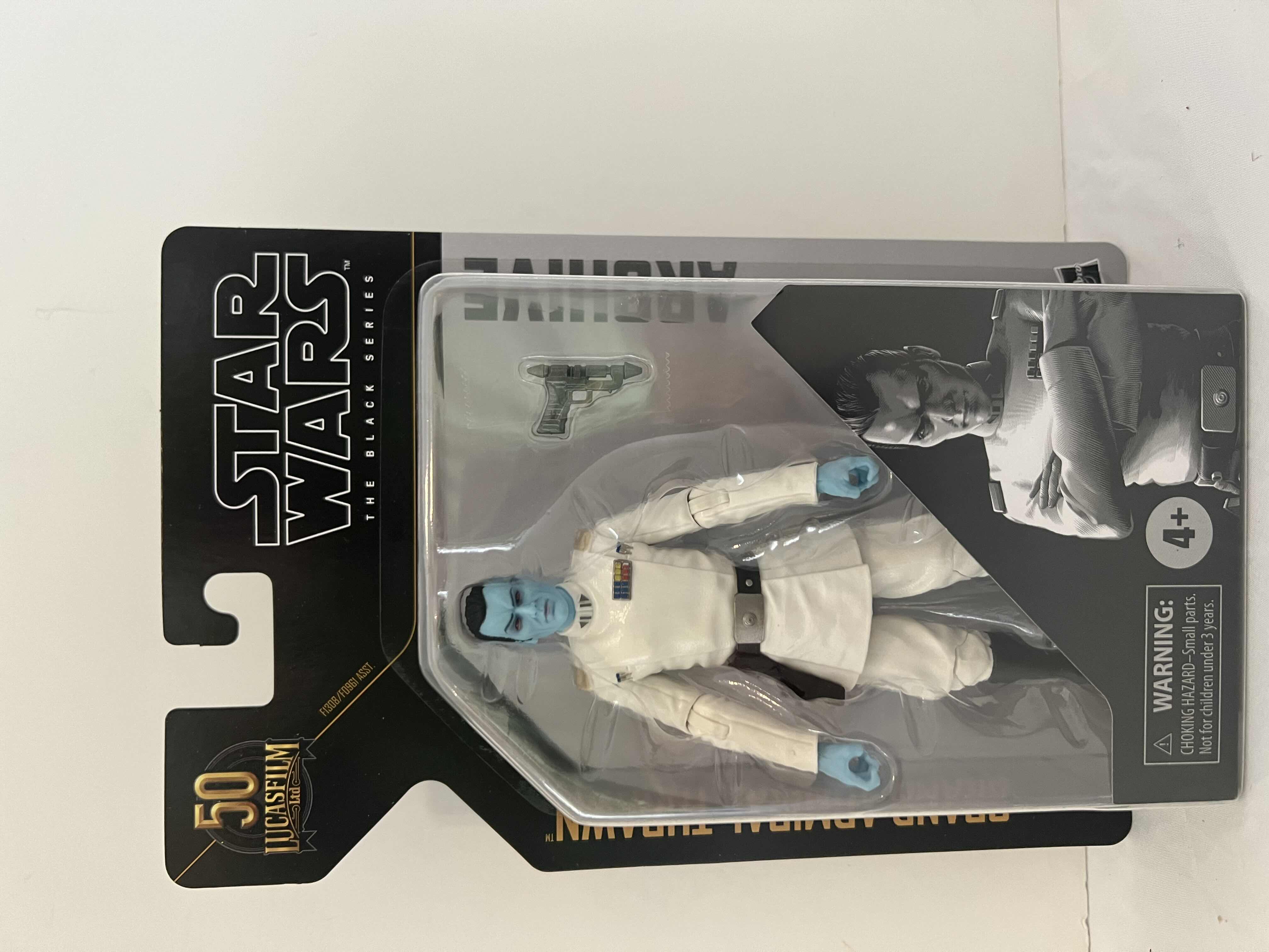 Photo 1 of NEW HASBRO STAR WARS THE BLACK SERIES "GRAND ADMIRAL THRAWN" ACTION FIGURE  MSRP $30