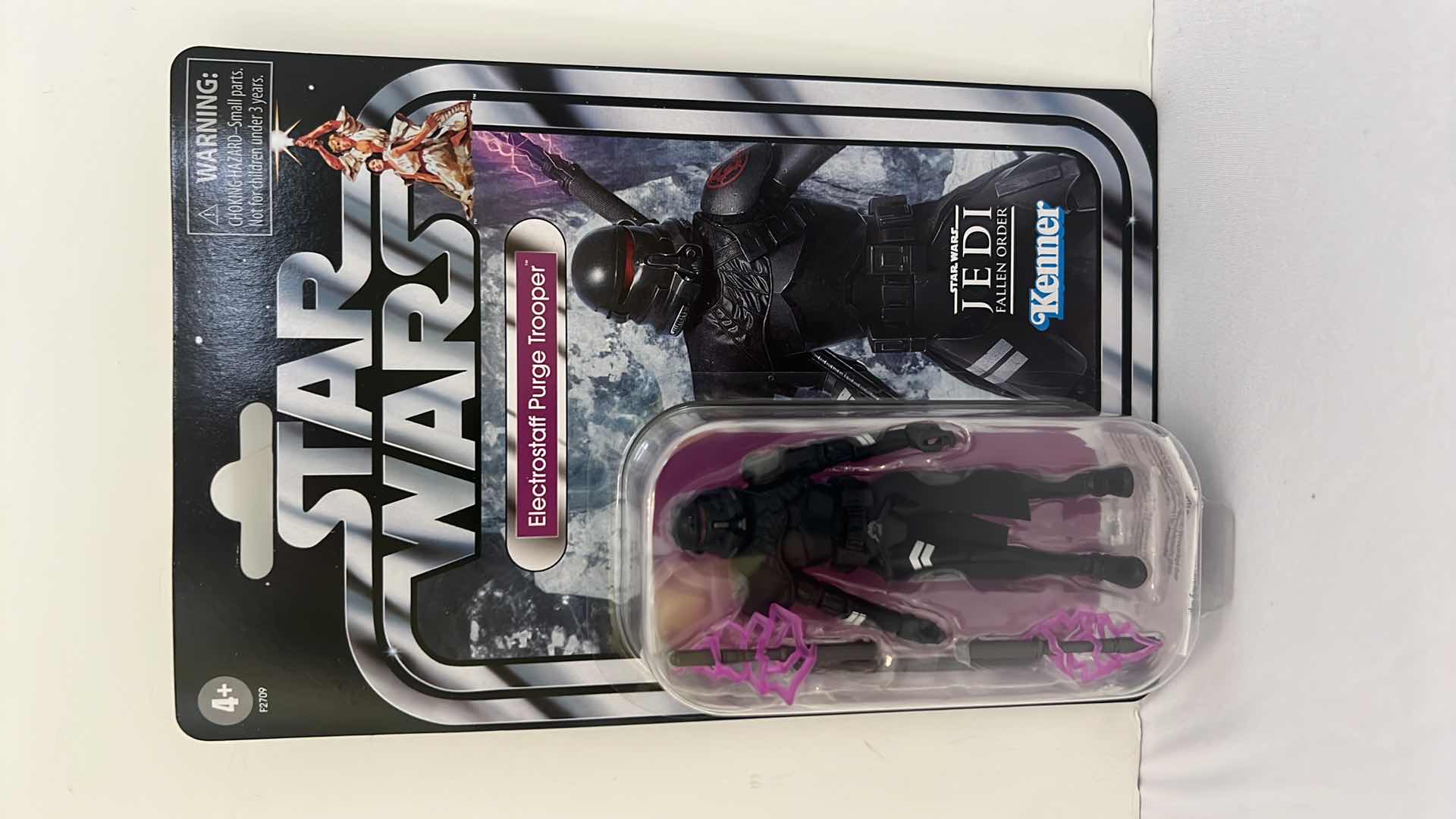 Photo 1 of NEW KENNER STAR WARS "ELECTROSTAFF PURGE TROOPER" ACTION FIGURE MSRP $20