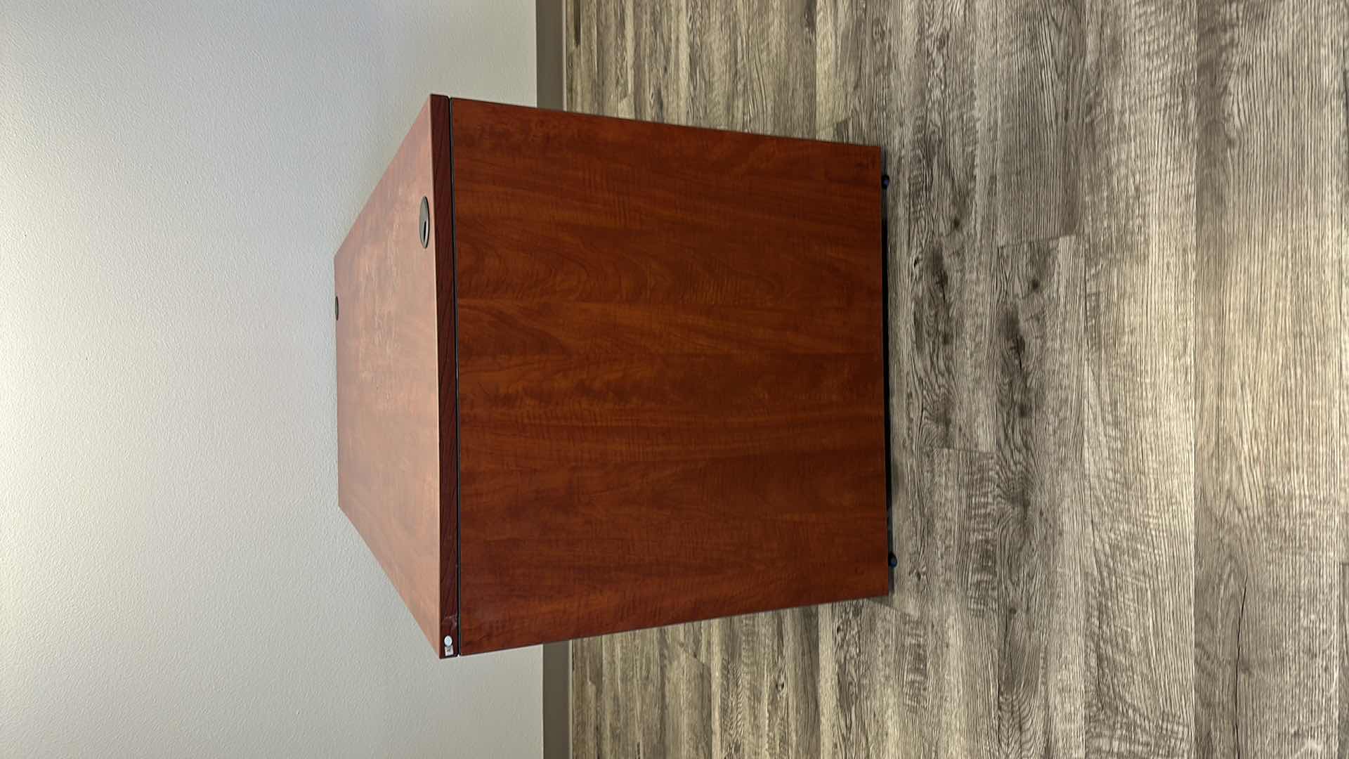 Photo 5 of STRAIGHT FRONT CHERRY OFFICE DESK W 2 FILE DRAWER 66”X 30”  H 30”