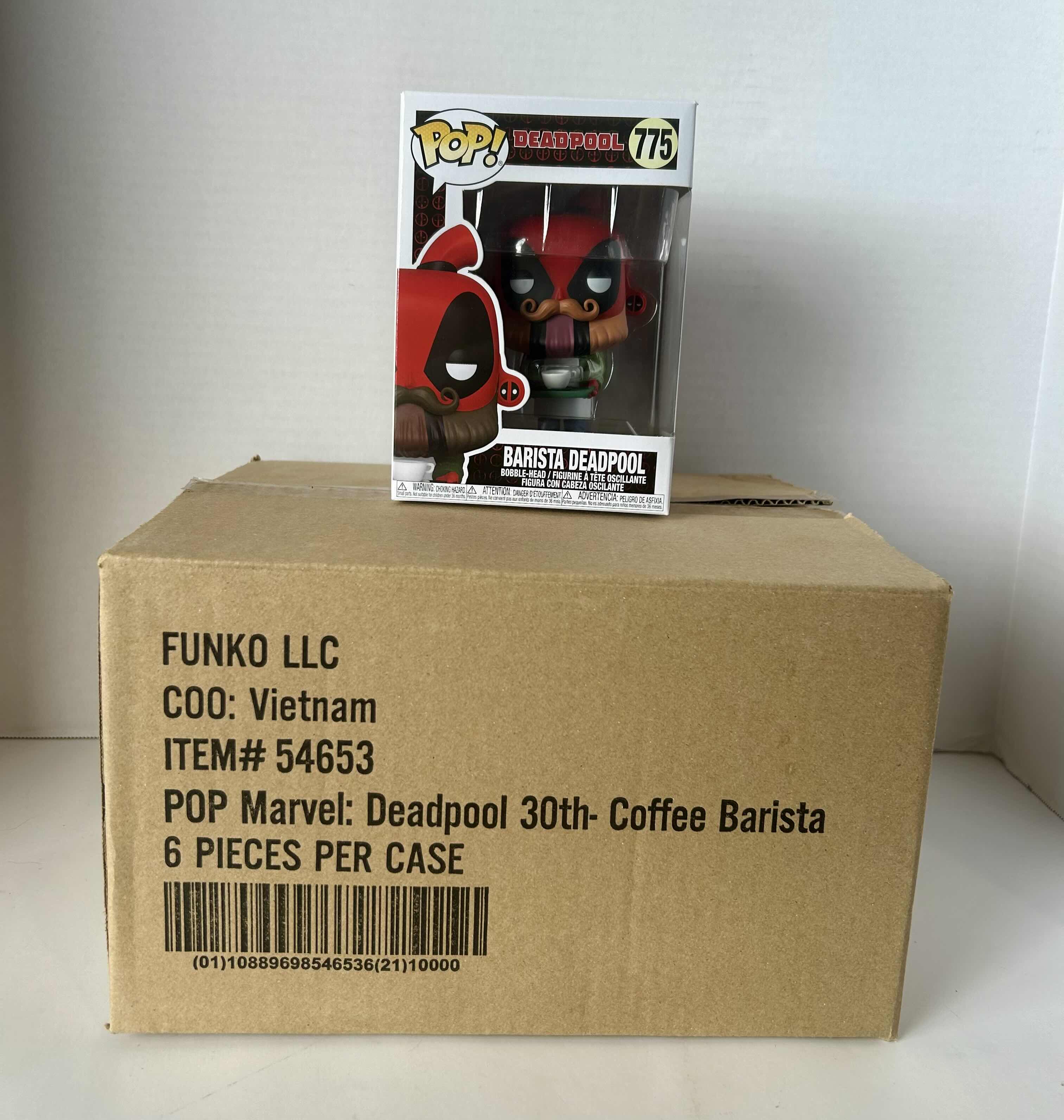 Photo 3 of FUNKO POP! DEADPOOL: BARISTA DEADPOOL #775
5 PER CARTON