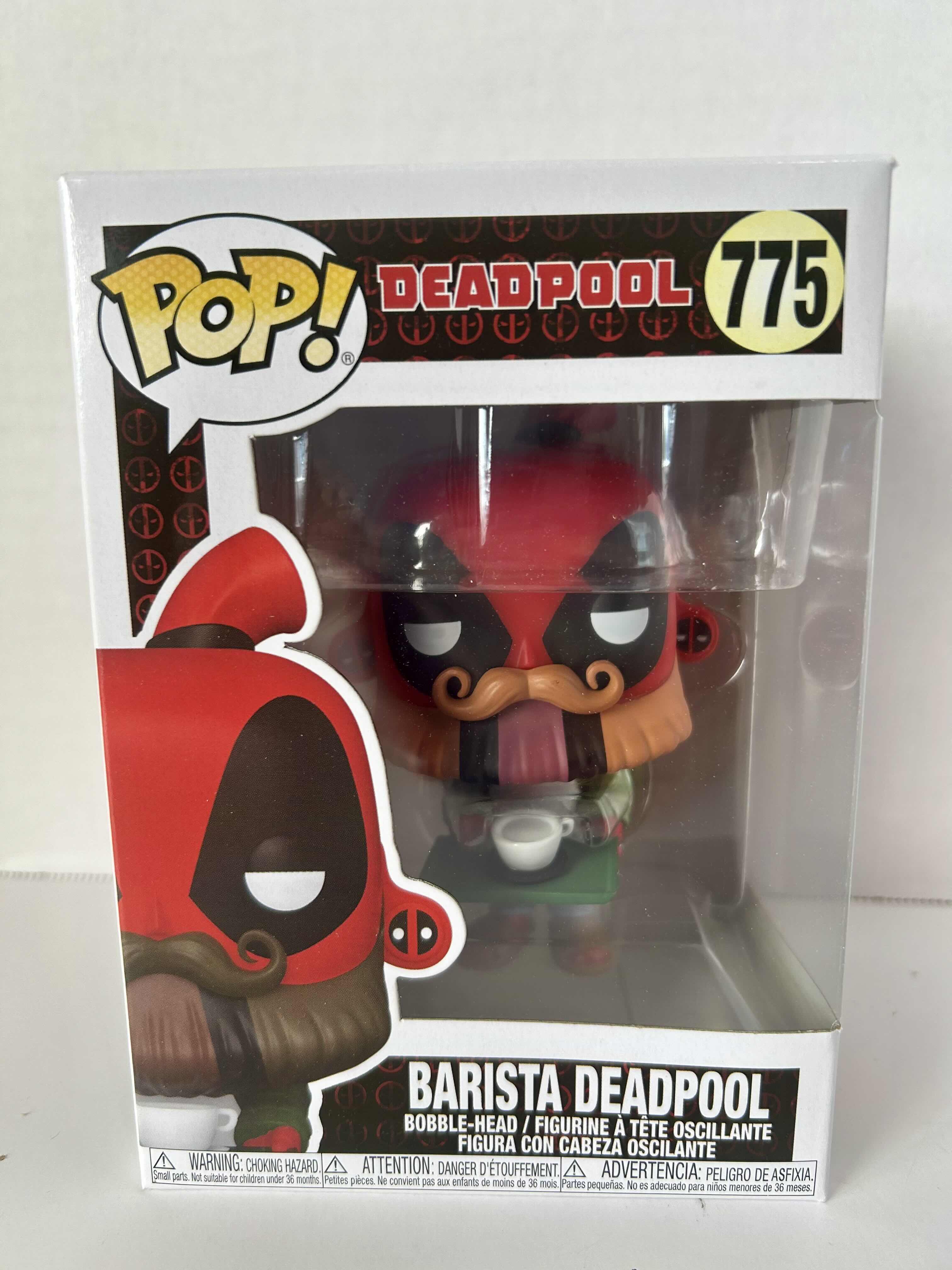 Photo 1 of FUNKO POP! DEADPOOL: BARISTA DEADPOOL #775
5 PER CARTON