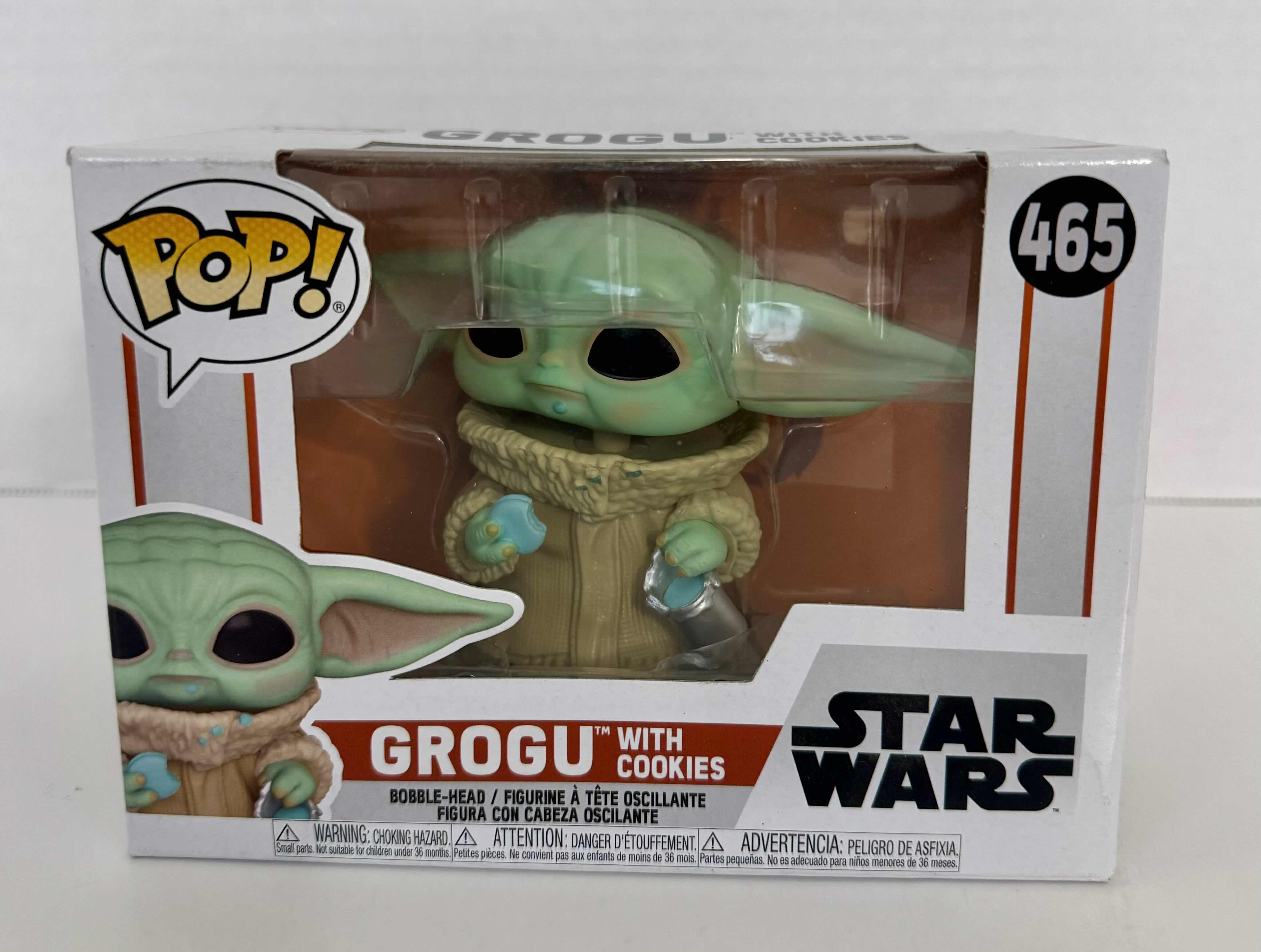 Photo 1 of FUNKO POP! STAR WARS: GROGU WITH COOKIES #465