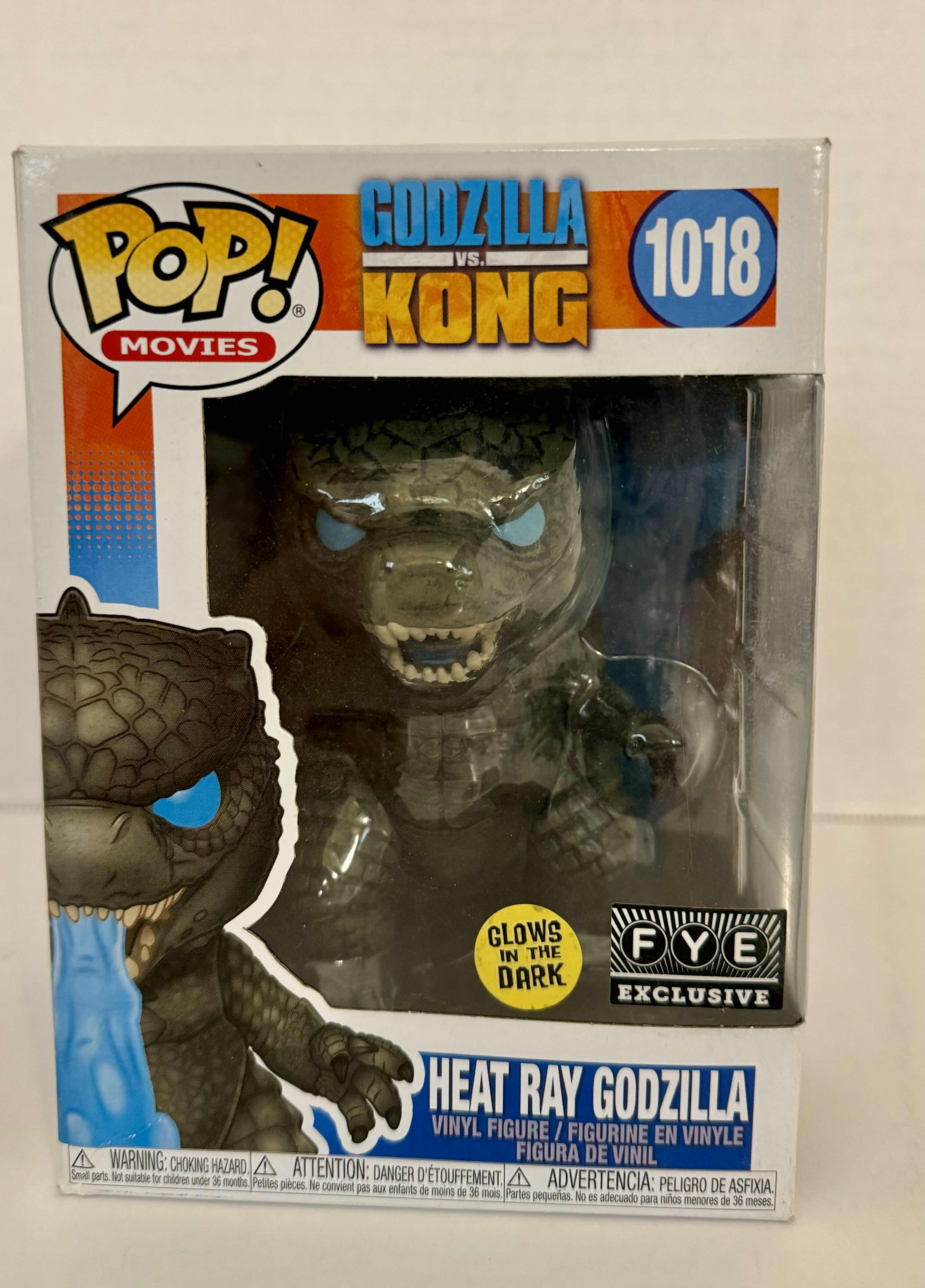 Photo 1 of FUNKO POP! GODZILLA VS KONG: HEAT RAY GODZILLA #1018