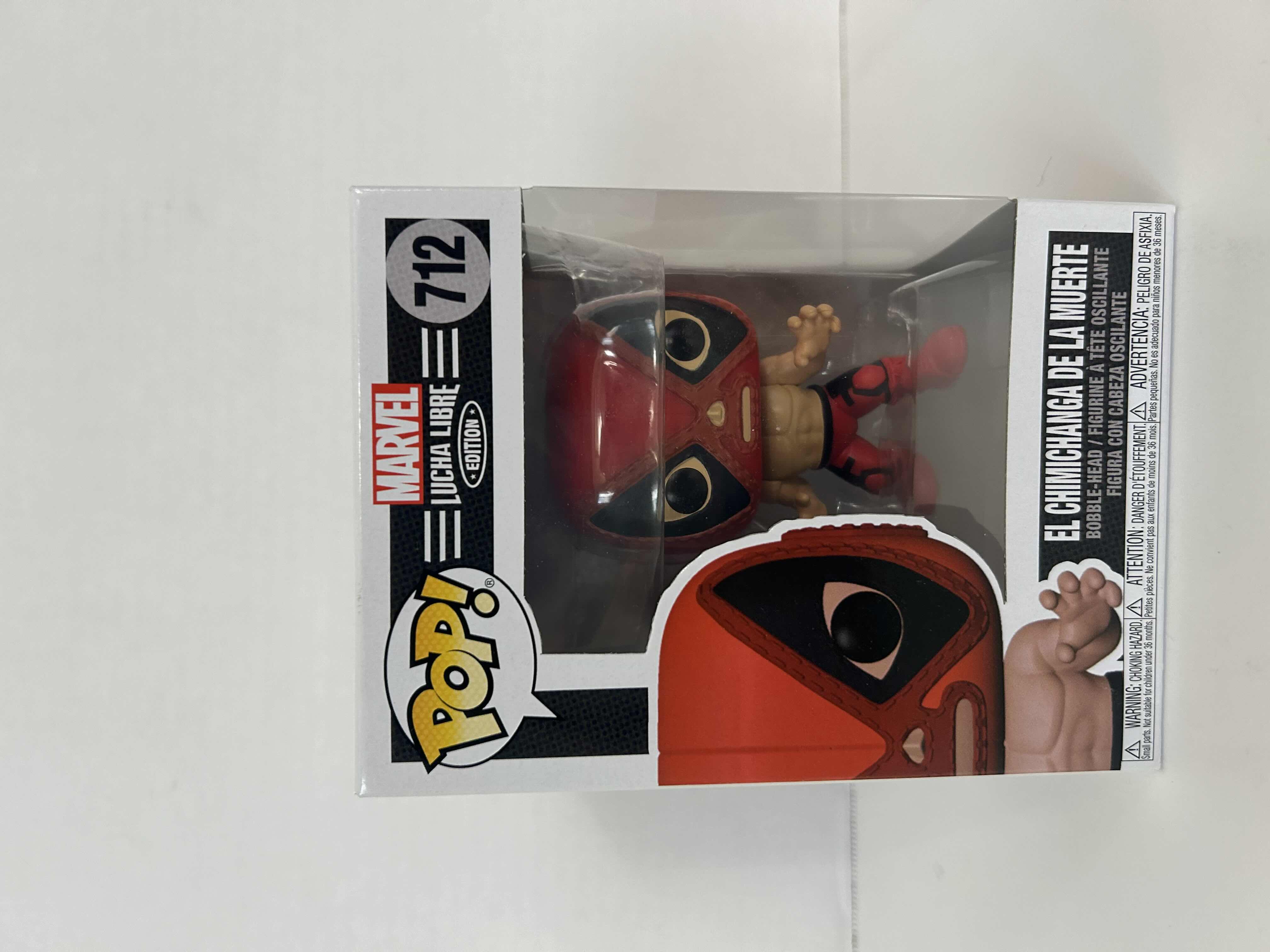 Photo 1 of FUNKO POP! LUCHA LIBRE: EL CHIMICHANGA DE LA MUERTE #712 
LOT OF 3