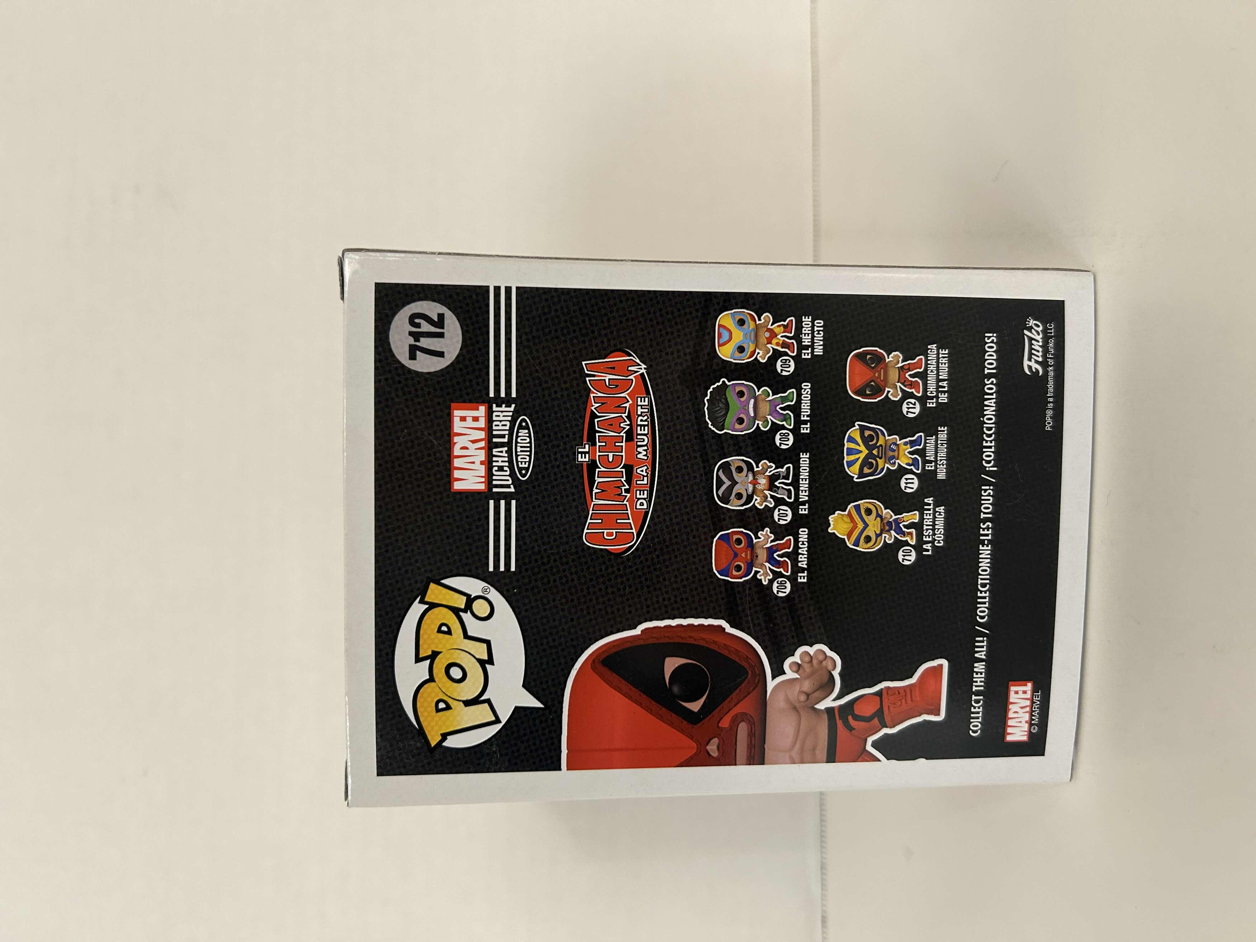 Photo 2 of FUNKO POP! LUCHA LIBRE: EL CHIMICHANGA DE LA MUERTE #712 
LOT OF 3