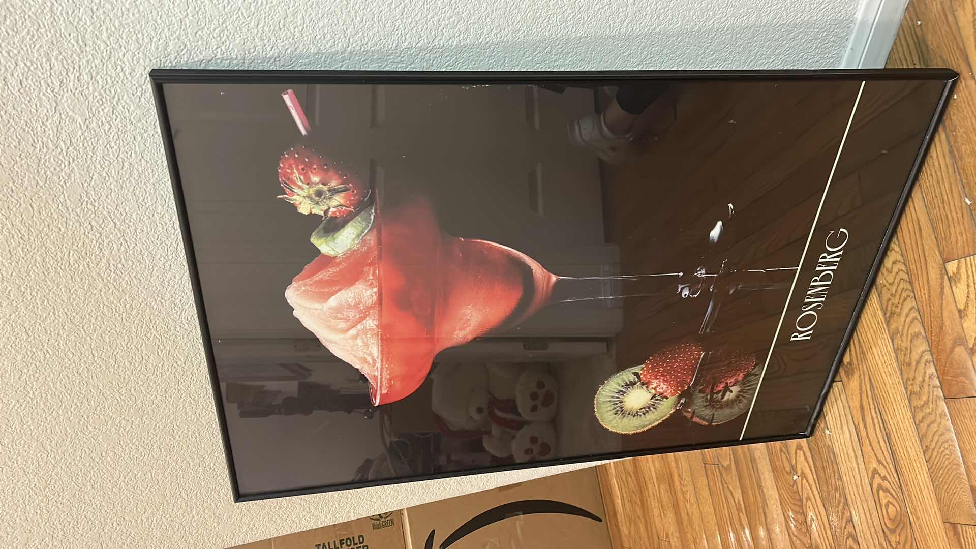 Photo 2 of FRAMED "FROZEN STRAWBERRY COCKTAIL" ROSENBERG ARTWORK 24” x 36”