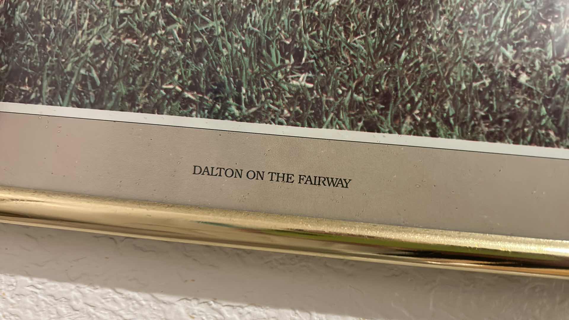 Photo 3 of FRAMED "DALTON ON THE FAIRWAY" ARTWORK 18” x 24”