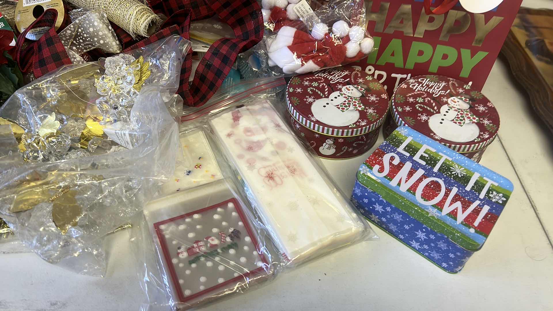 Photo 7 of CHRISTMAS GIFT WRAP AND ACCESSORIES ASSORTMENT