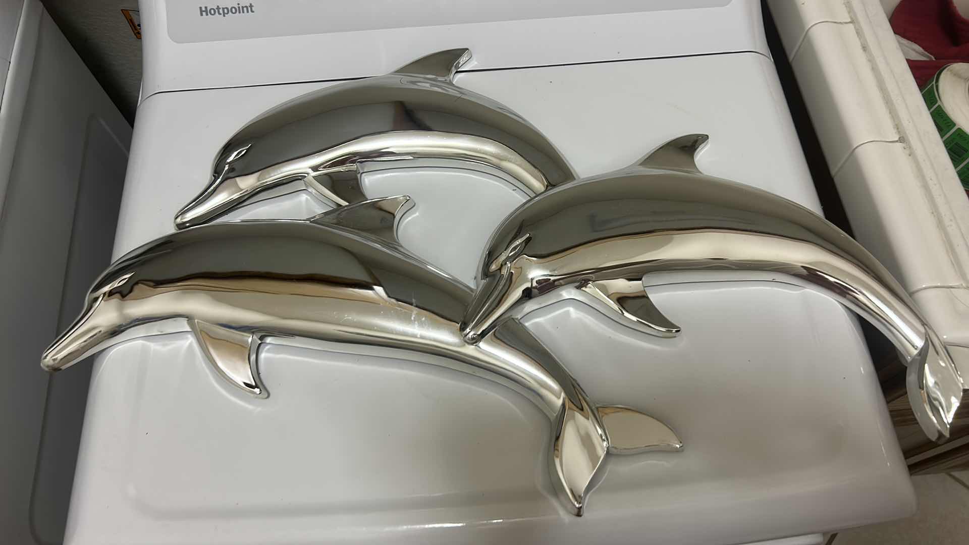 Photo 2 of DOLPHIN WALL DECOR - LIGHTWEIGHT MATERIAL (LARGEST 31” x 18”)