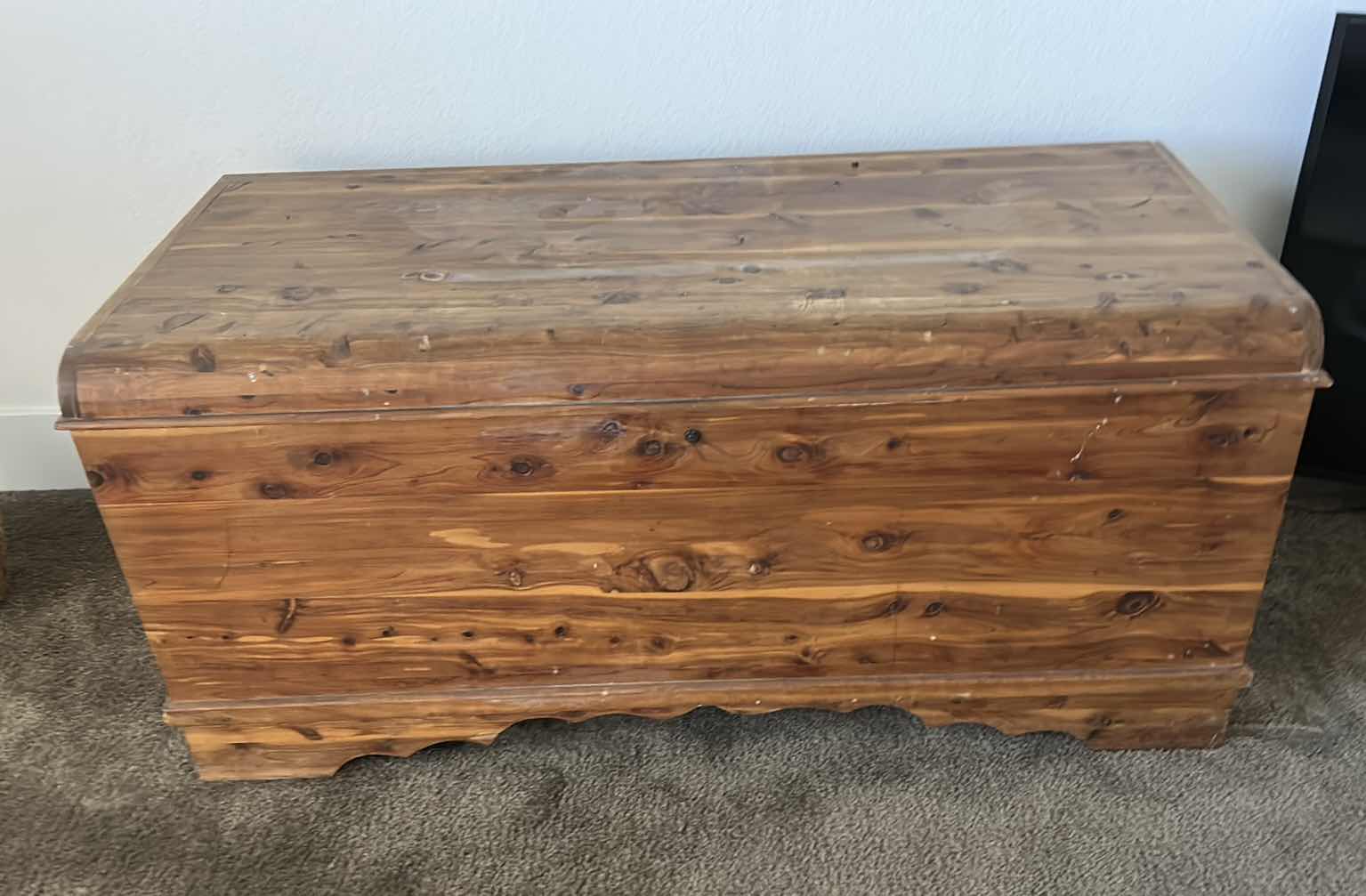 Photo 1 of VINTAGE CEDAR LINED WOOD HOPE CHEST 46” x 20” x 22”