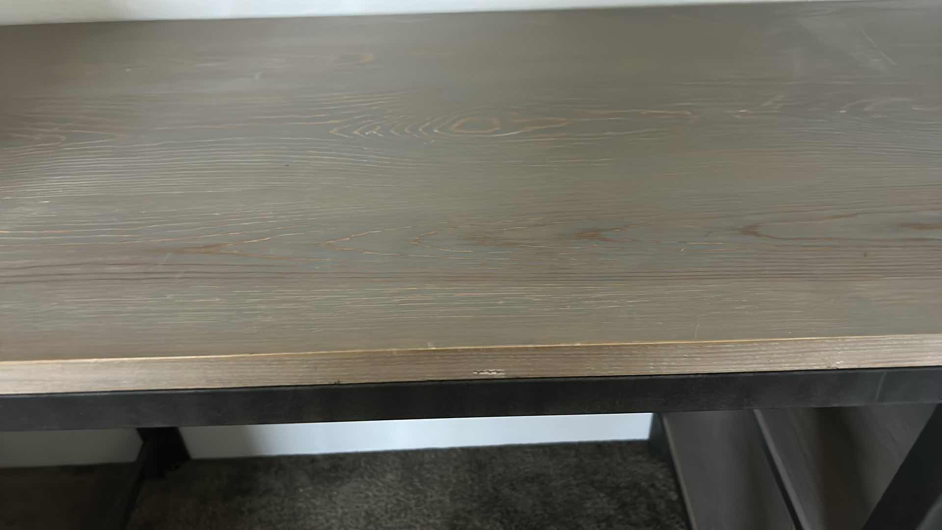 Photo 5 of METAL AND WOOD DESK 46” x 20” x 36”