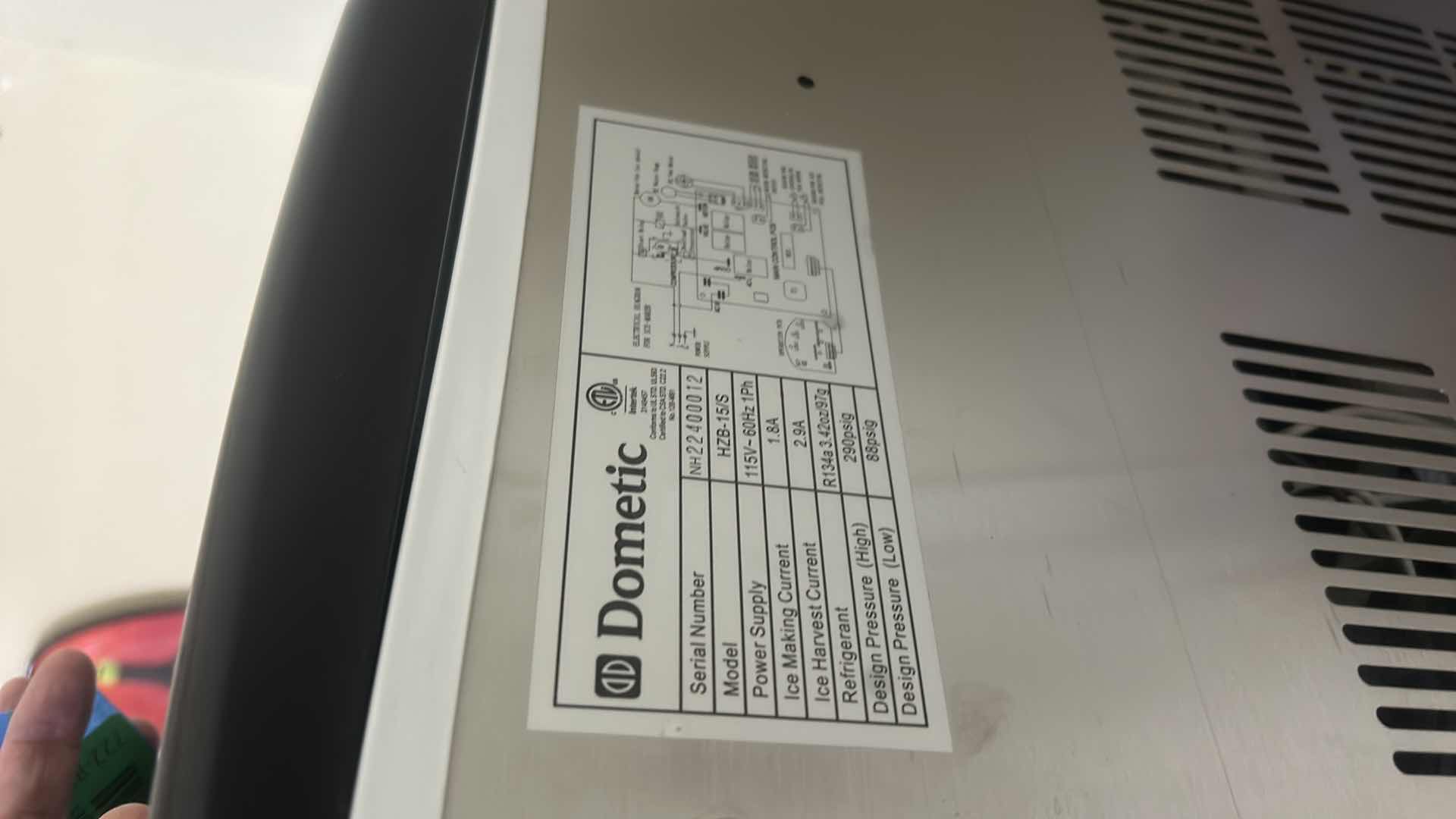 Photo 3 of DOMETIC ICE MAKER (TESTED)