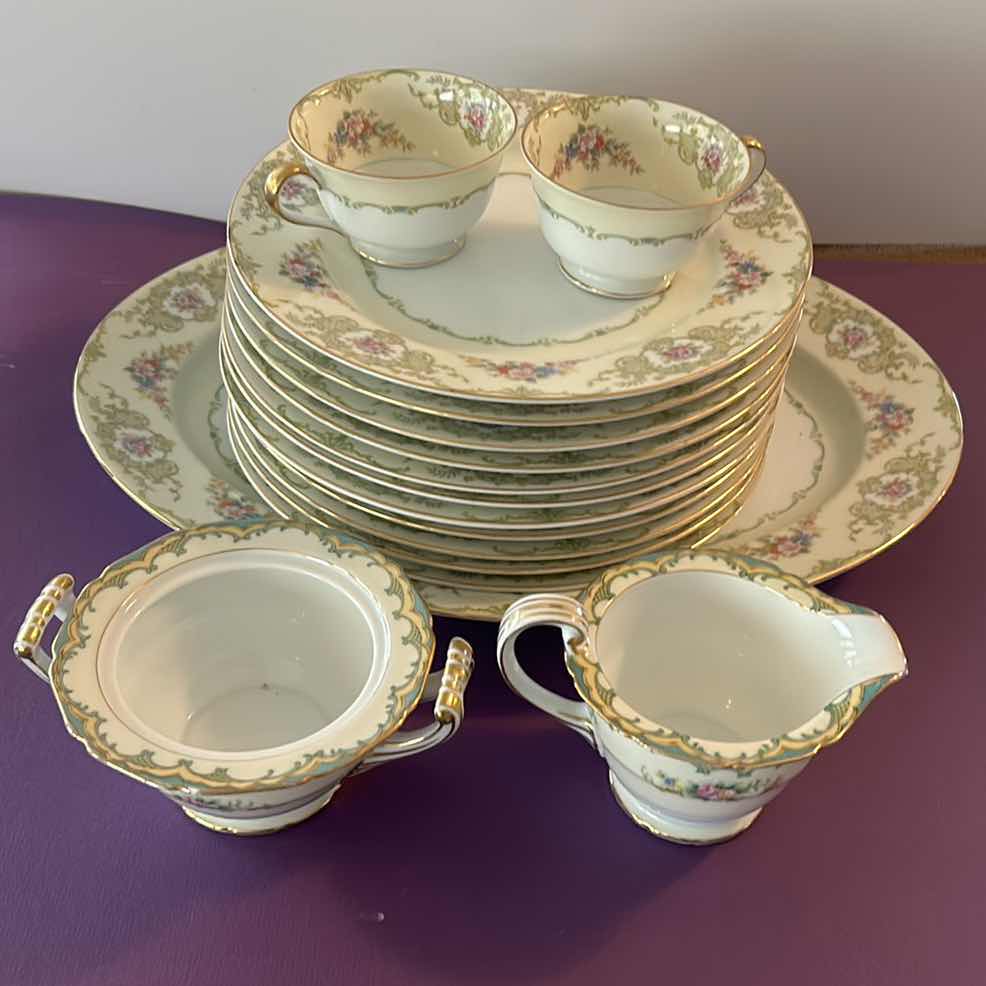 Photo 1 of 16 PC NORITAKE CHINA DINNERWARE PIECES