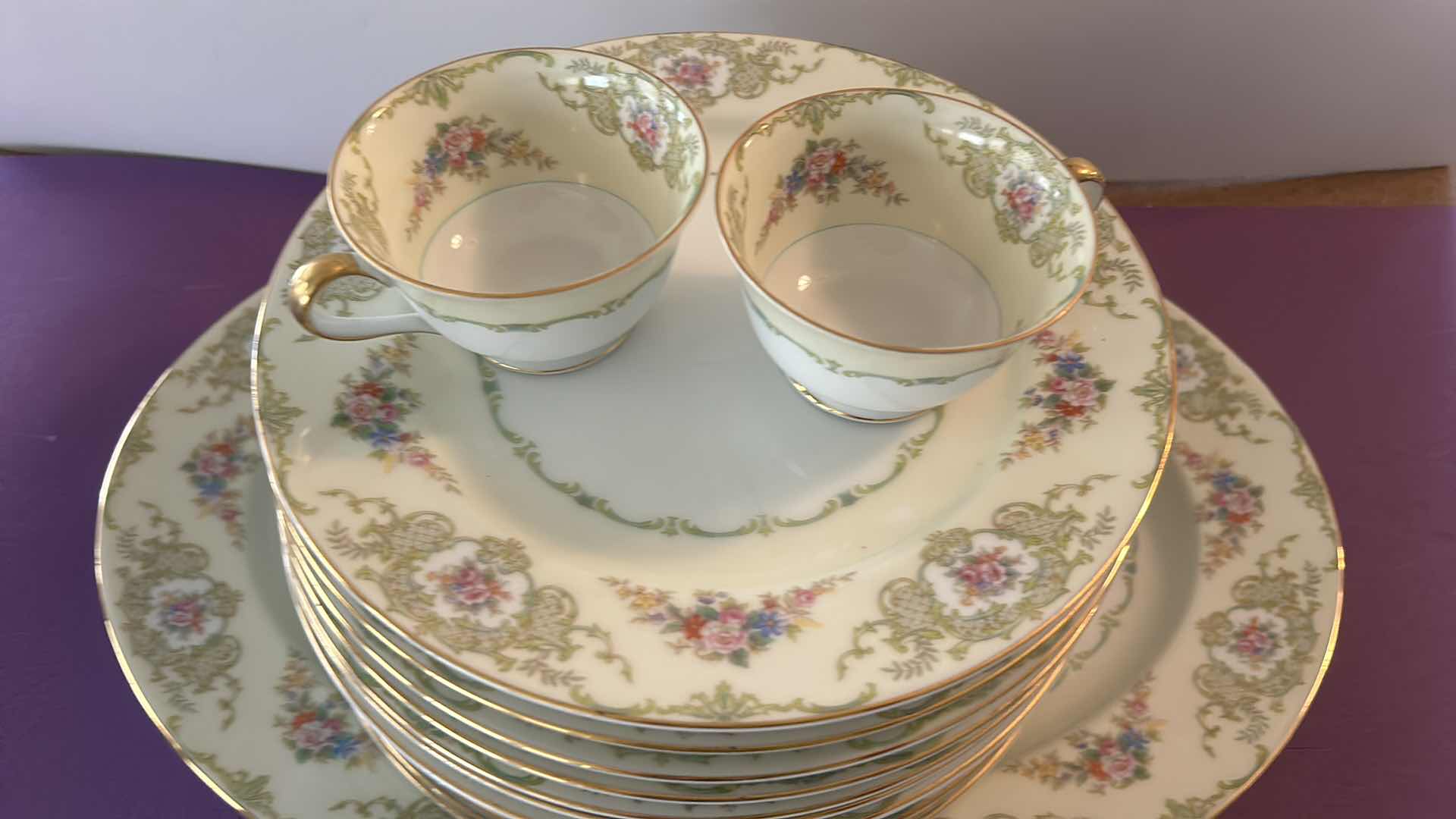 Photo 2 of 16 PC NORITAKE CHINA DINNERWARE PIECES