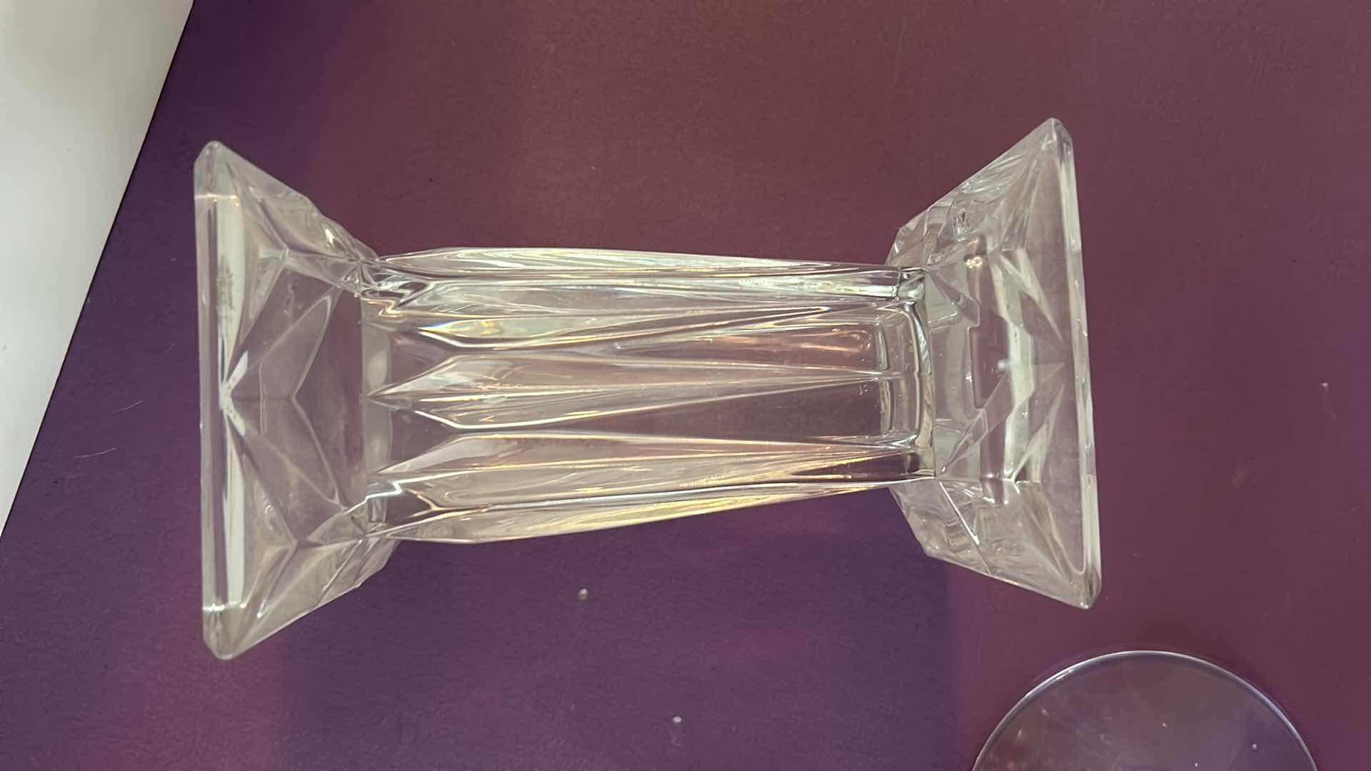 Photo 5 of CRYSTAL CANDLR HOLDERS AND VASE