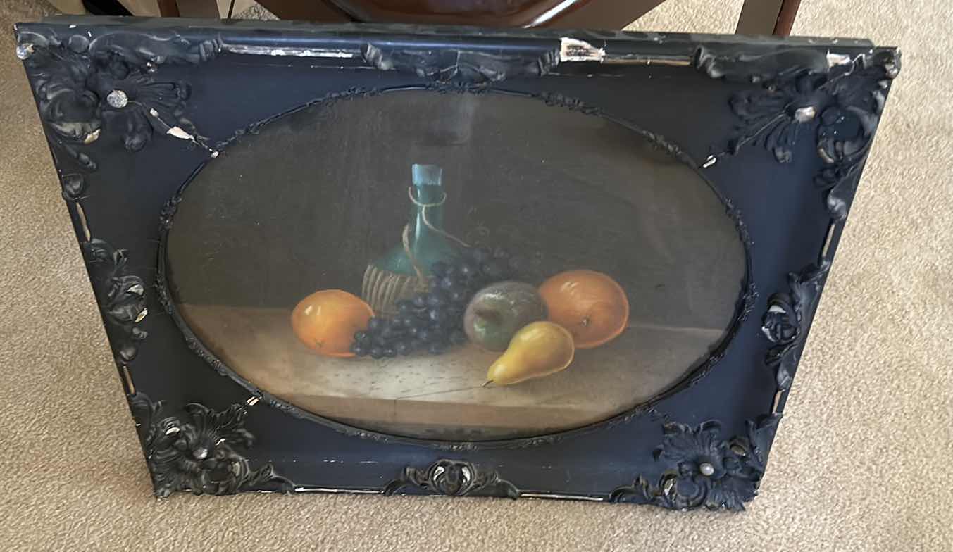 Photo 1 of ANTIQUE ORNATELY FRAMED “STILL LIFE  ARTWORK 24” x 20”