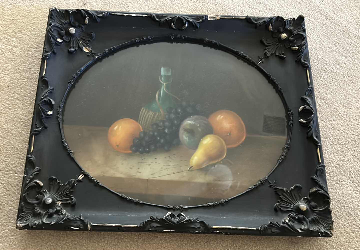 Photo 9 of ANTIQUE ORNATELY FRAMED “STILL LIFE  ARTWORK 24” x 20”