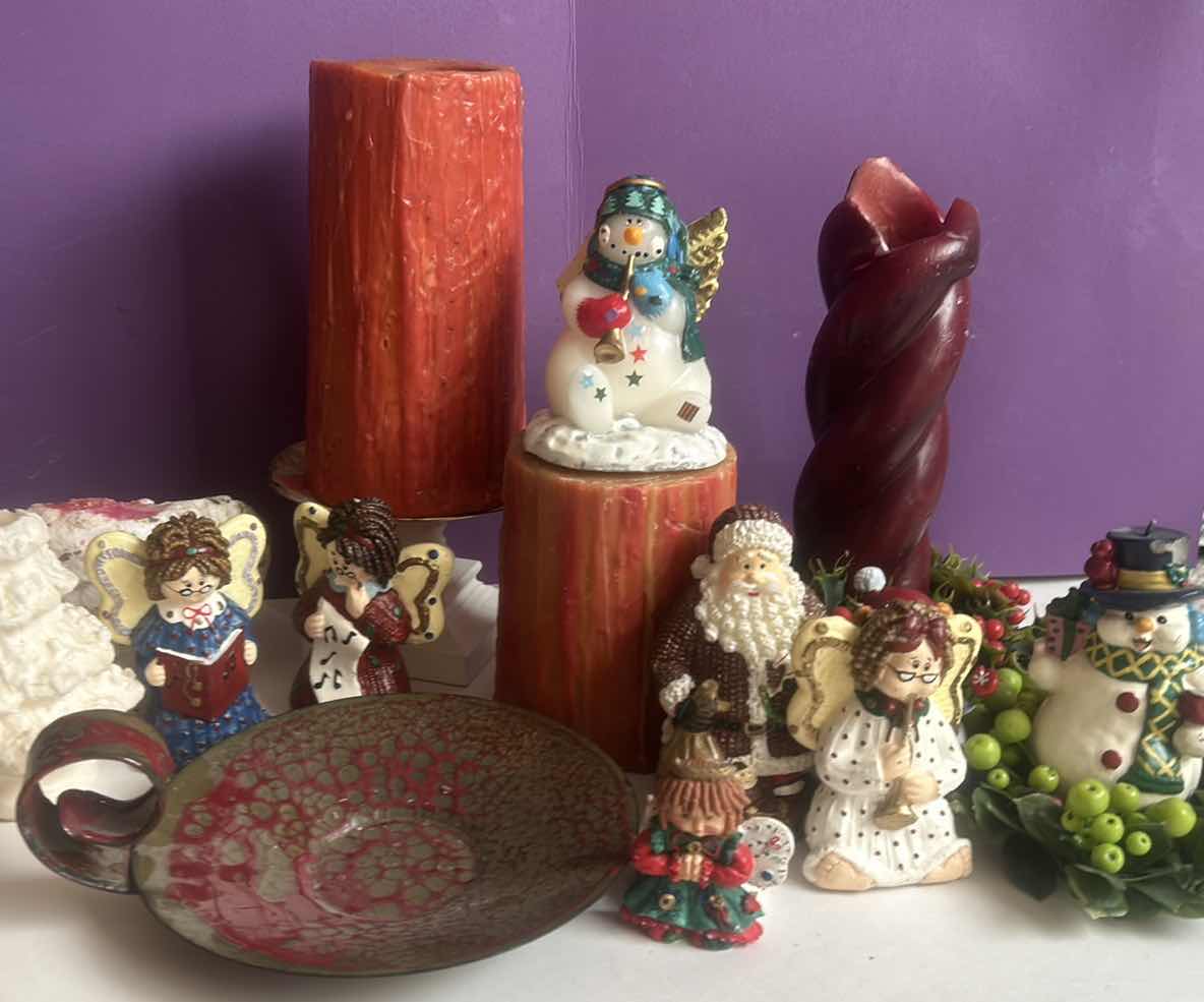 Photo 2 of CHRISTMAS CANDLE ASSORTMENT