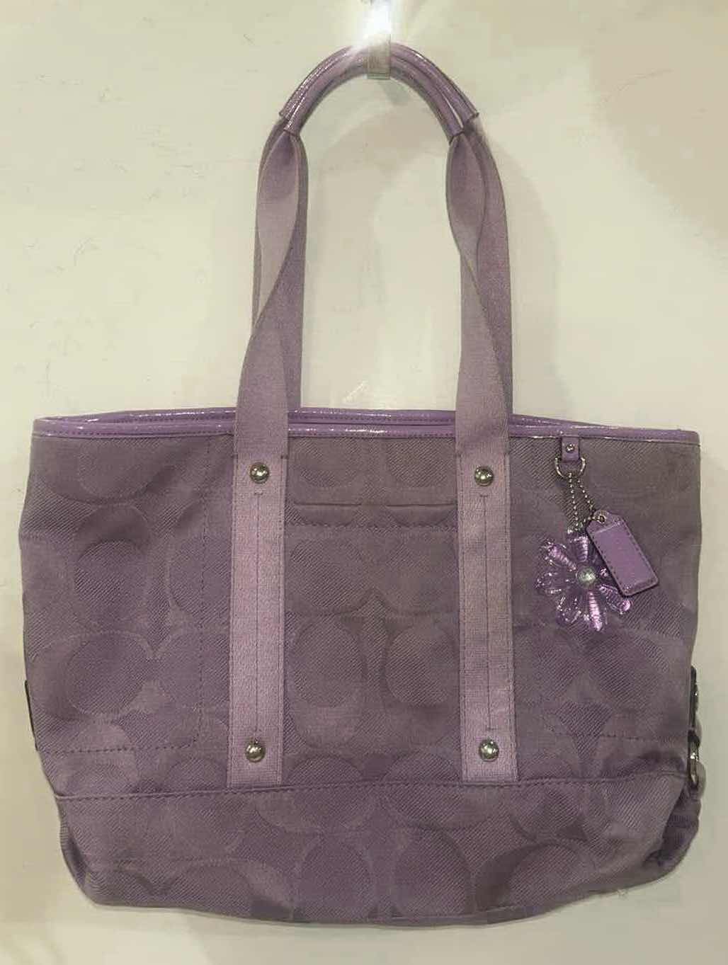 Photo 2 of LADIES LILAC COACH TOTE WITH LONG STRAP