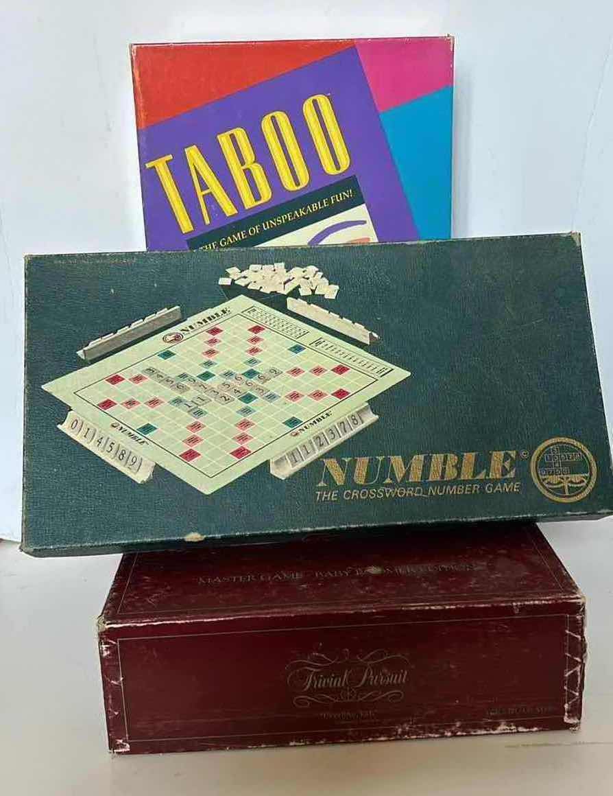 Photo 1 of 3 VINTAGE BOARDGAMES