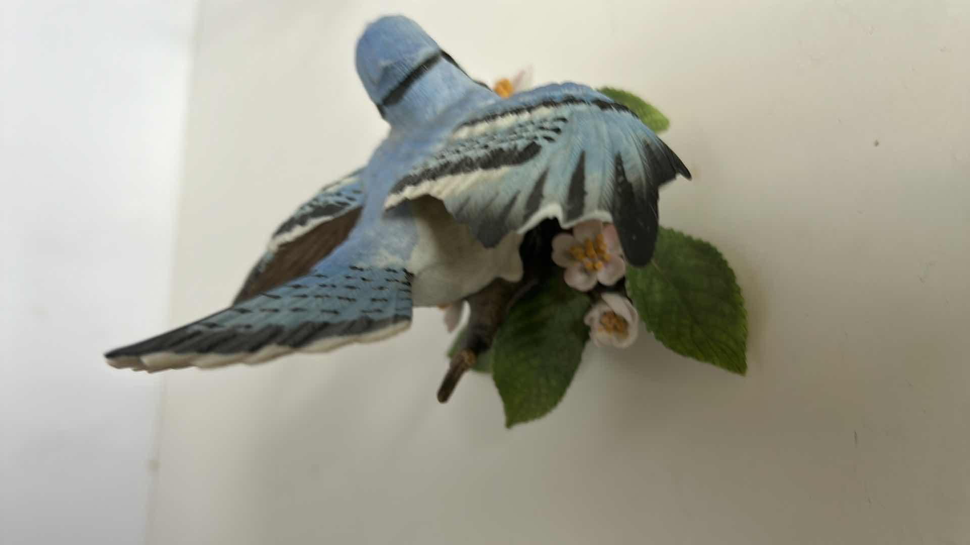 Photo 9 of 4 PORCELAIN BIRD FIGURINES - TALLEST H4”