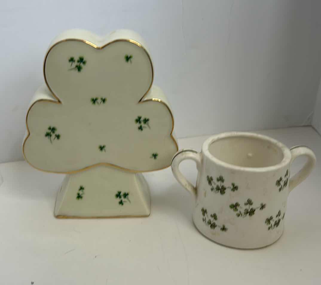 Photo 1 of 2 PCS IRISH PORCELAIN