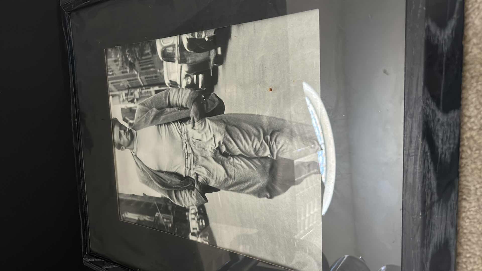 Photo 4 of BLACK WOOD FRAMED. JAMES DEAN PHOTOGRAPH ARTWORK. 19” x H22”