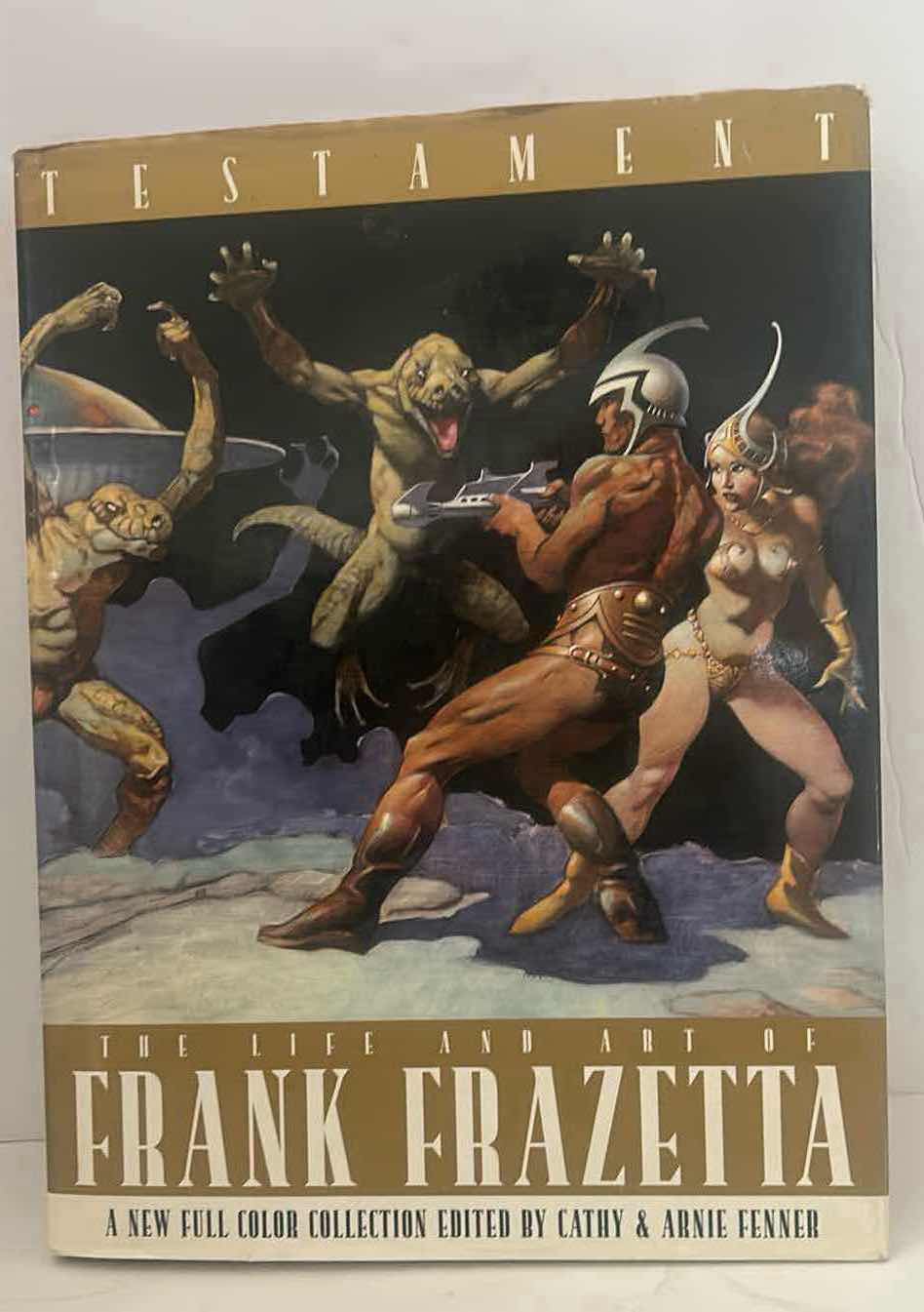 Photo 1 of HARD COVER BOOK - THE LIFE AND ART OF FRANK FRAZETTA - “TESTAMENT”