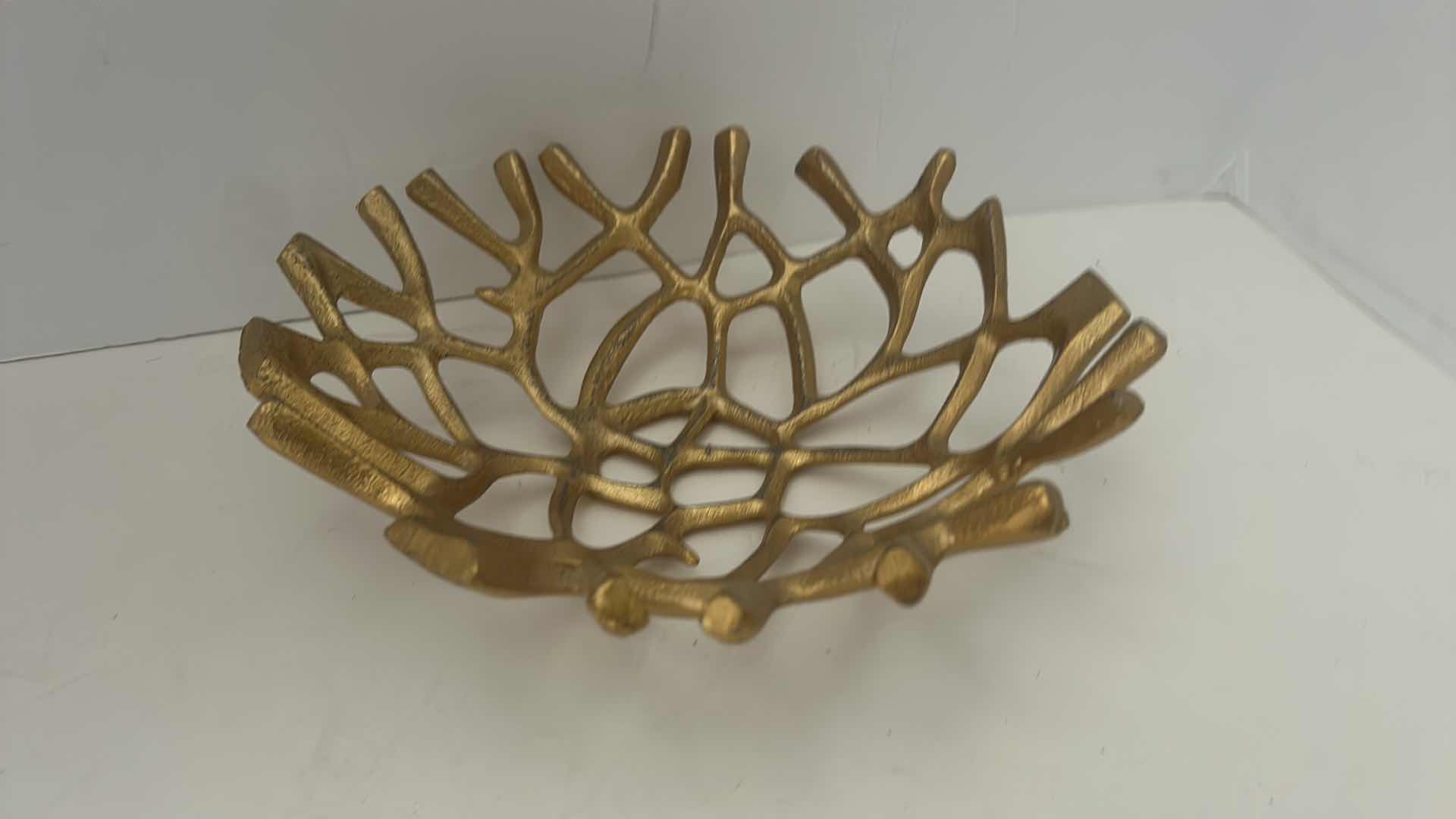 Photo 3 of HOME DECOR - GOLD BOWLS ( LARGEST 12” x H6”