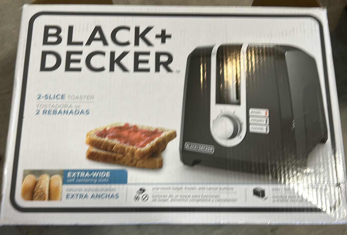 Photo 1 of NEW BLACK AND DECKER TWO-SLICE TOASTER.