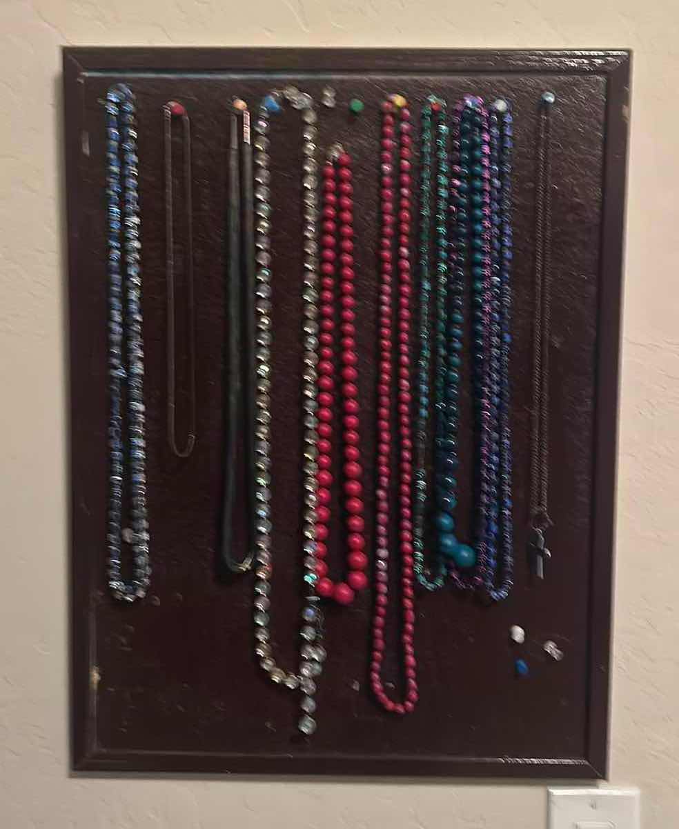 Photo 1 of PEGBOARD WITH NECKLACES