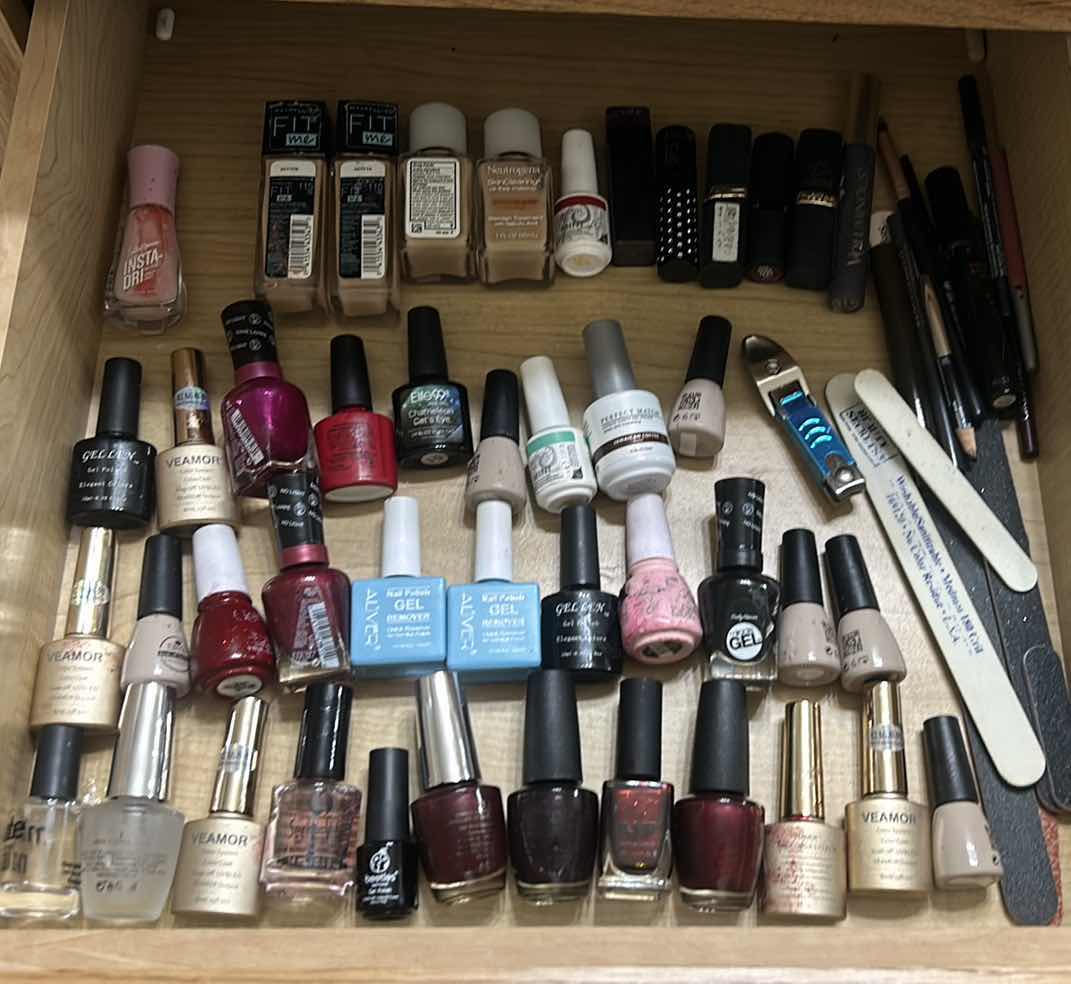 Photo 1 of NAIL POLISH AND COSMETICS