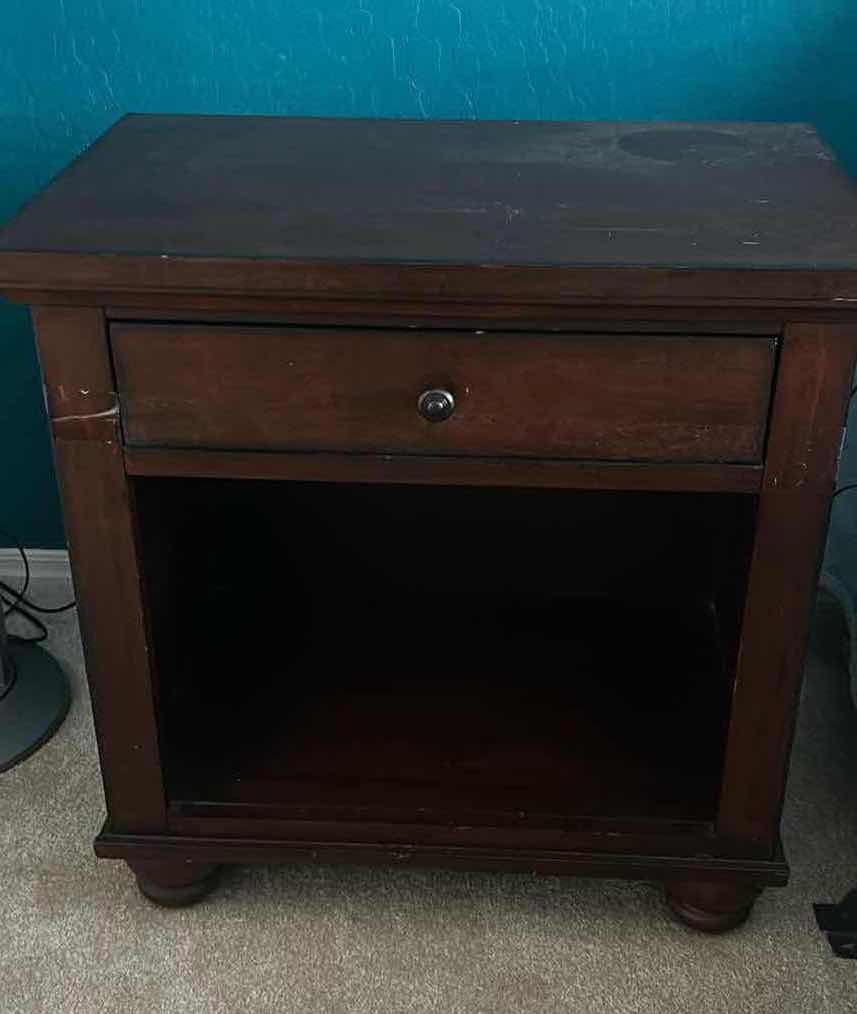 Photo 1 of ASPENHOME WOOD DOVE TAILED VINTAGE NIGHTSTAND 28“ x 18 1/2“ x H 29