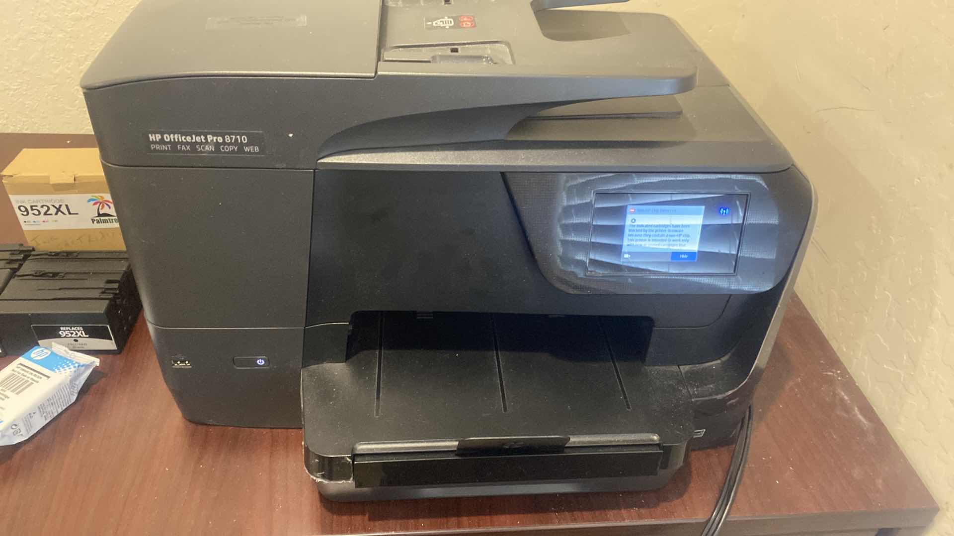 Photo 3 of HP OFFICE JET PRO 8710 WITH INK CARTRIDGES